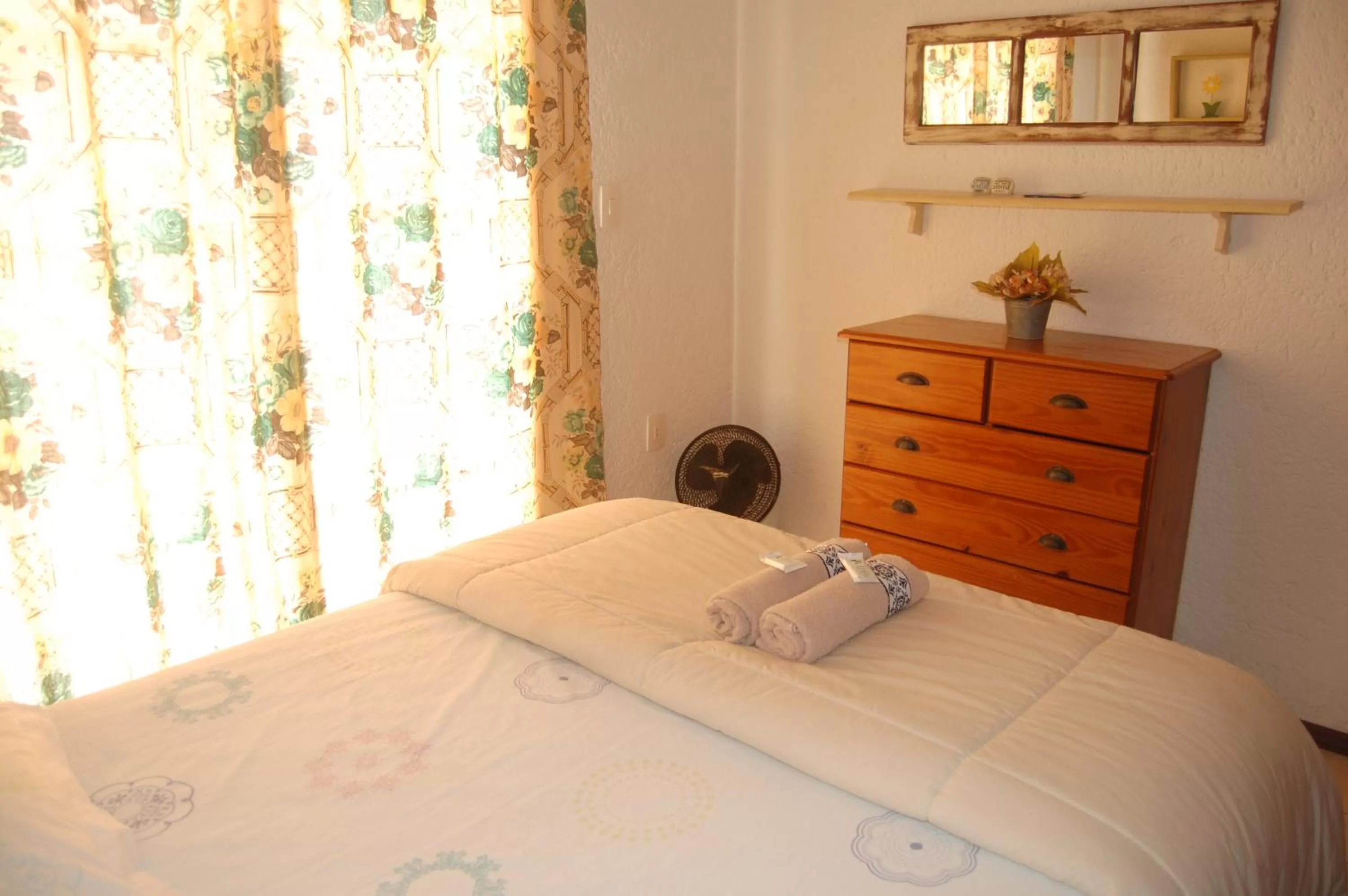 Bed in Pousada Santa Genoveva campeche