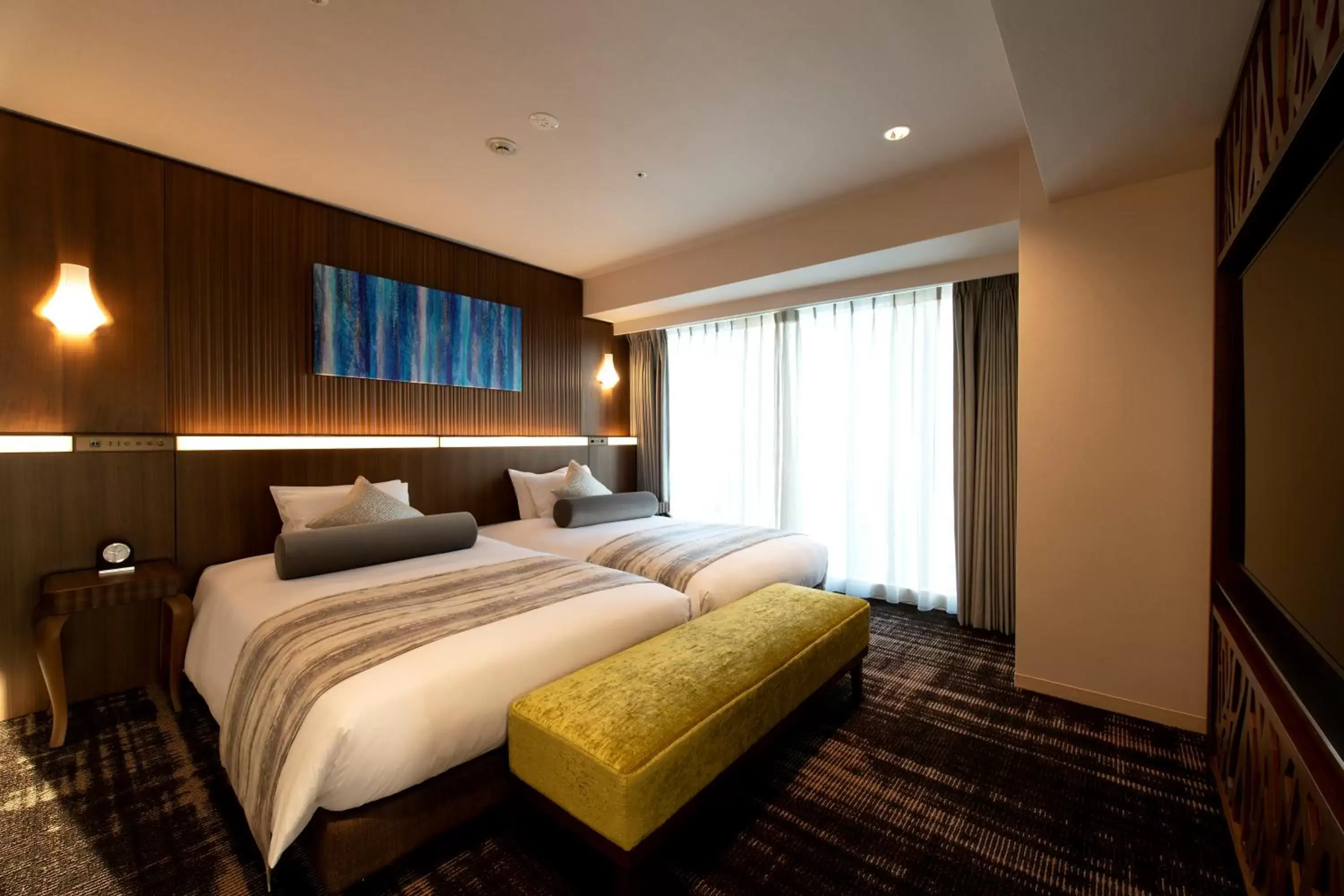 Bed in Hotel GrandBach Sendai Bed in Hotel GrandBach Sendai