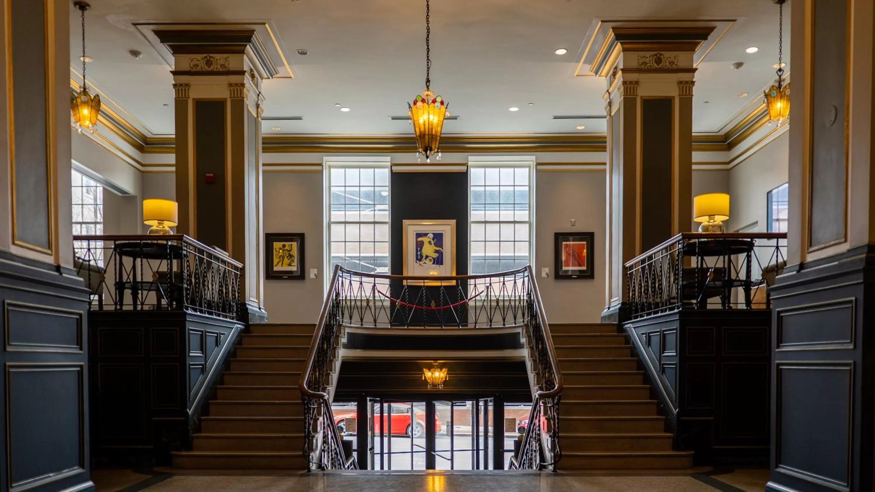 Lobby or reception in voco The Tiger Hotel, Columbia, MO by IHG