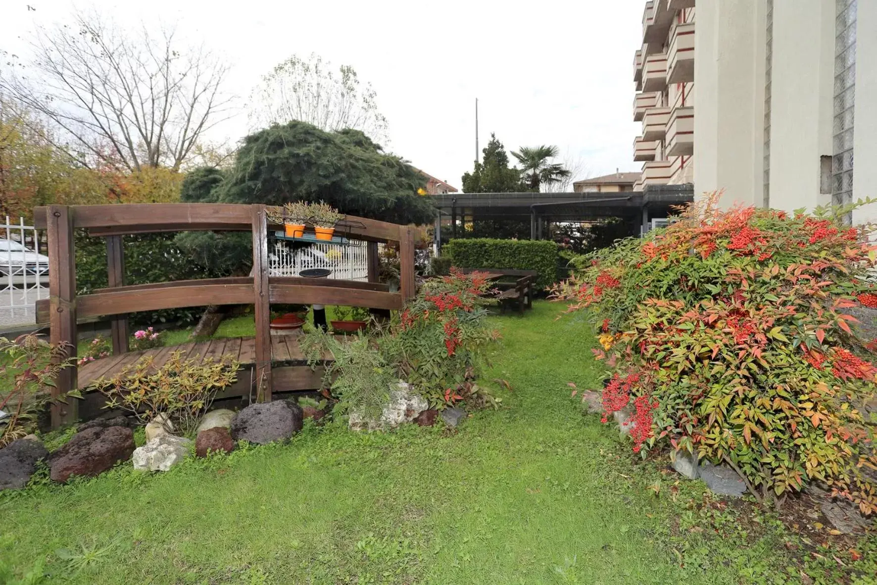 Garden, Property Building in Hotel Residence Sogno