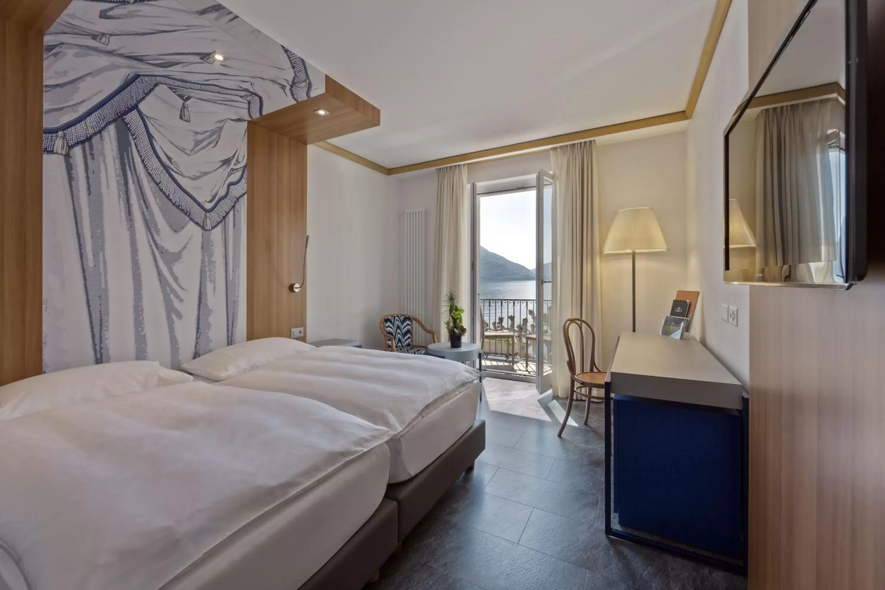 Bed in Albergo Carcani by Ketty & Tommy