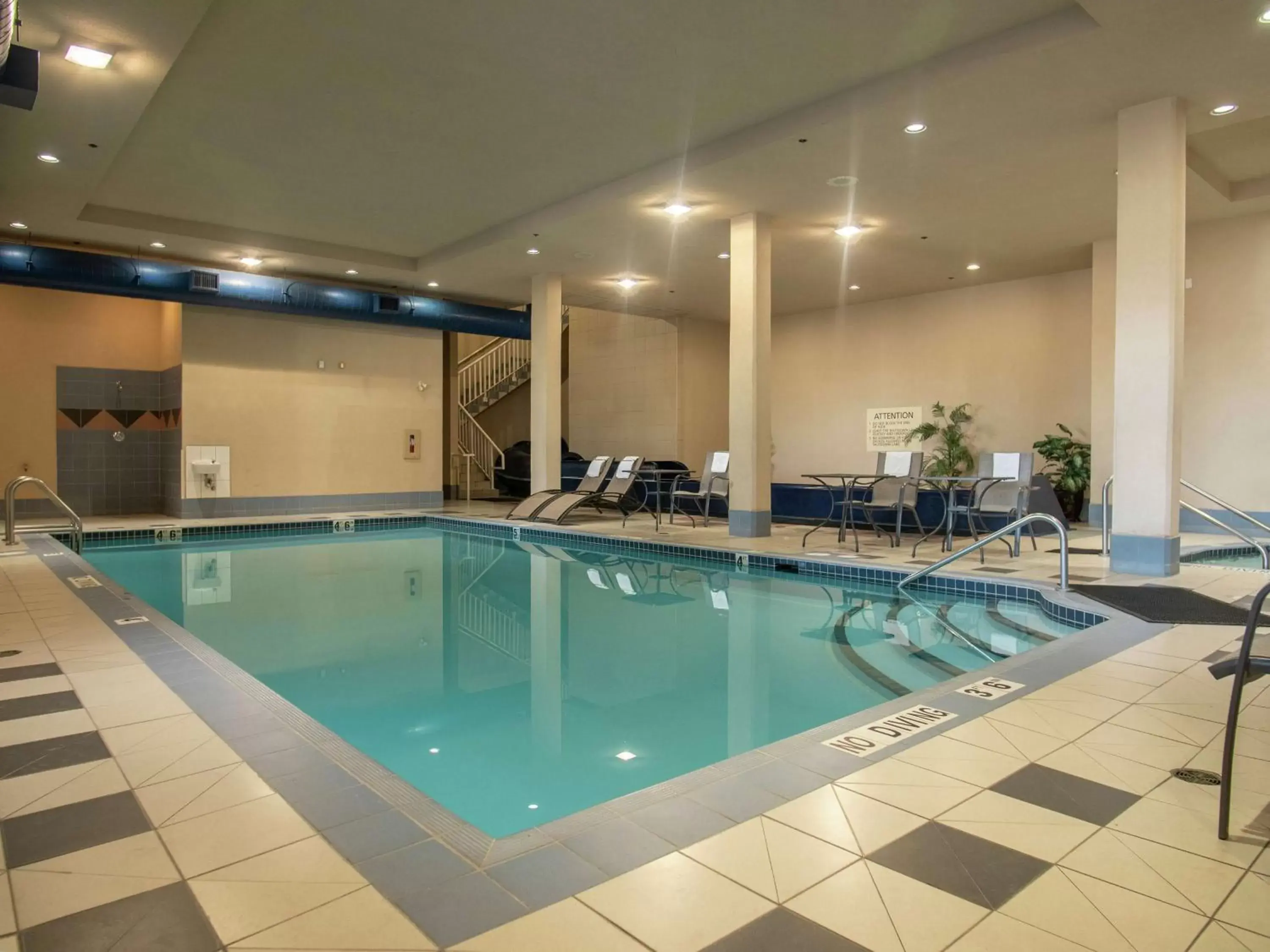 Pool view, Swimming Pool in Hampton Inn by Hilton Kamloops