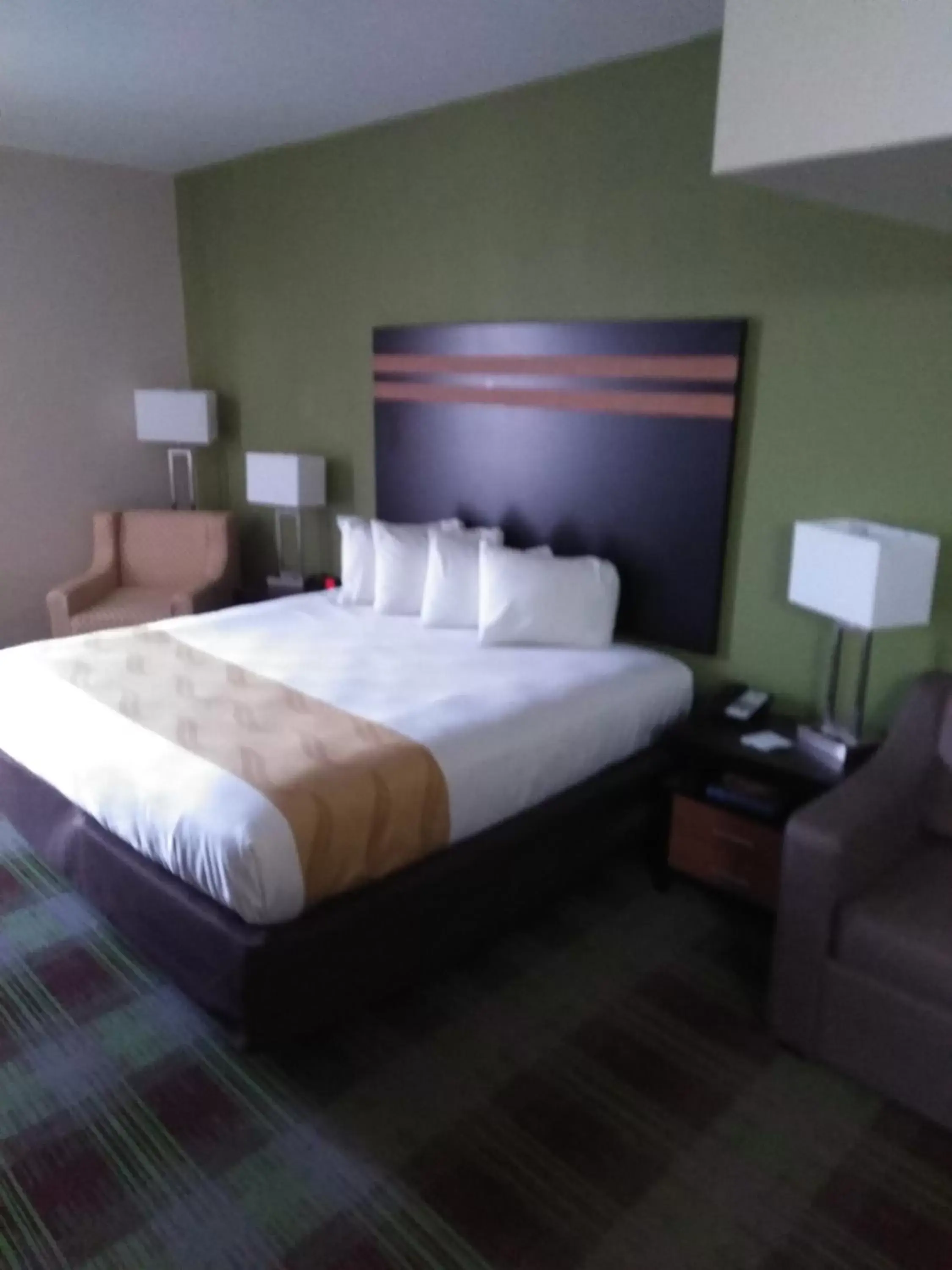 Bed in Quality Inn & Suites