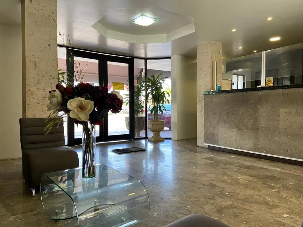 Lobby or reception in Hotel La Finca