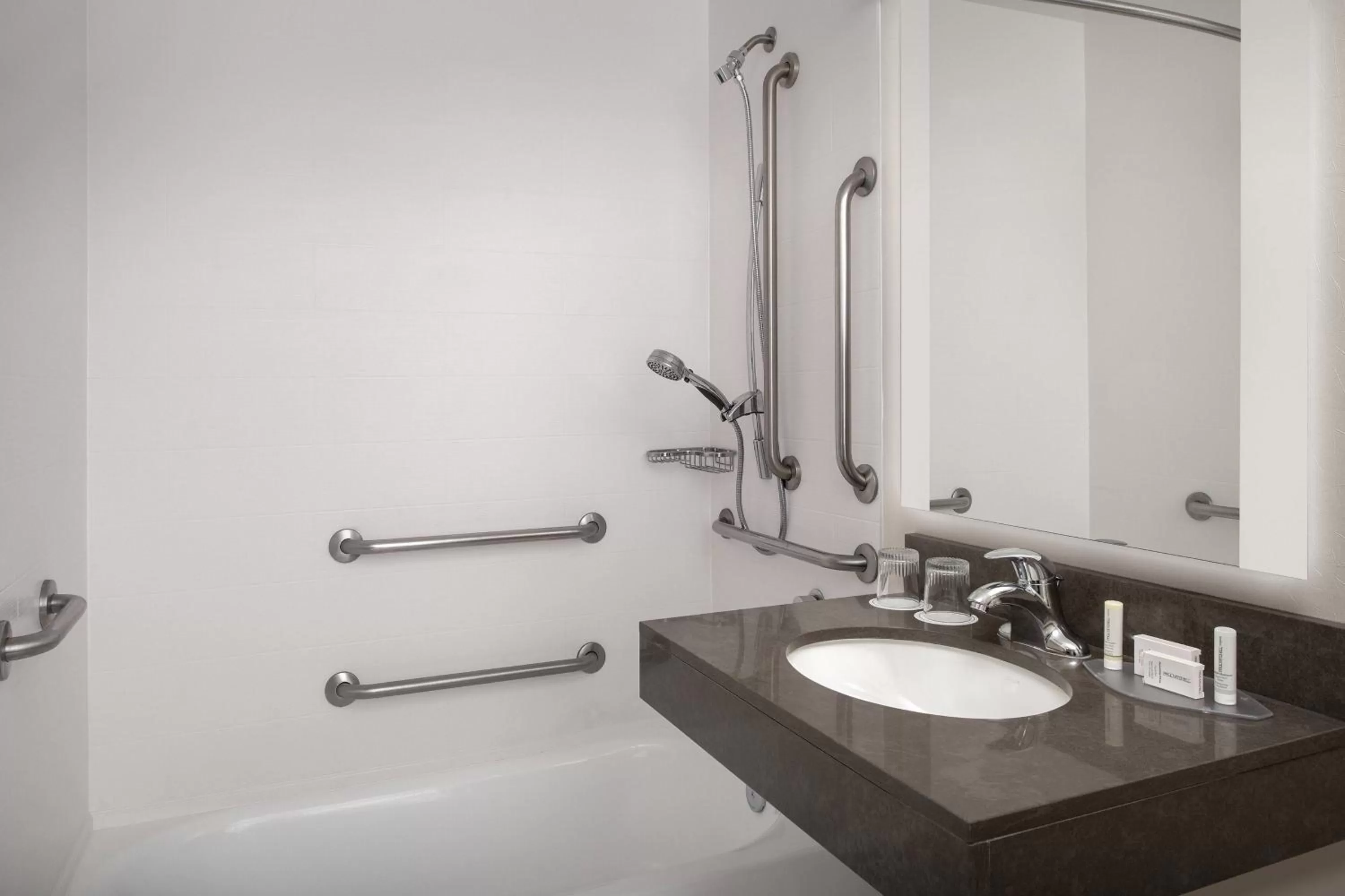 Bathroom in SpringHill Suites by Marriott Portland Hillsboro