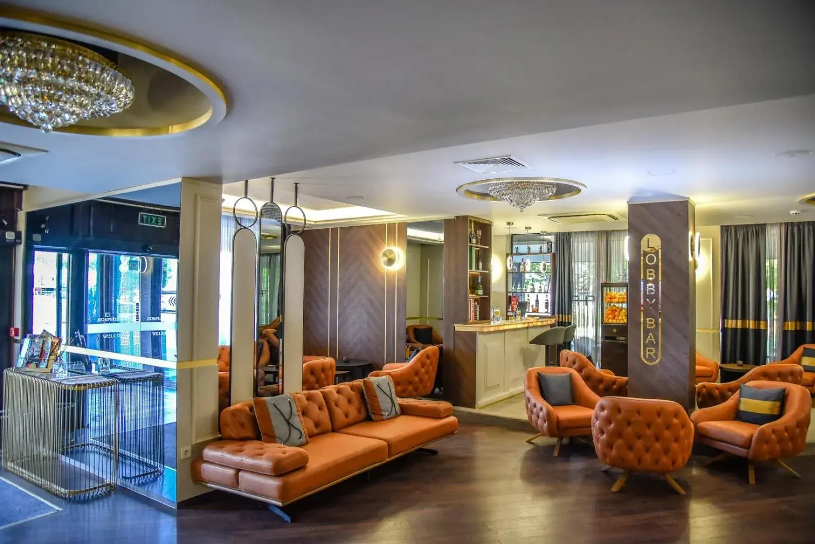Seating area, Lobby/Reception in Park Hotel Plovdiv