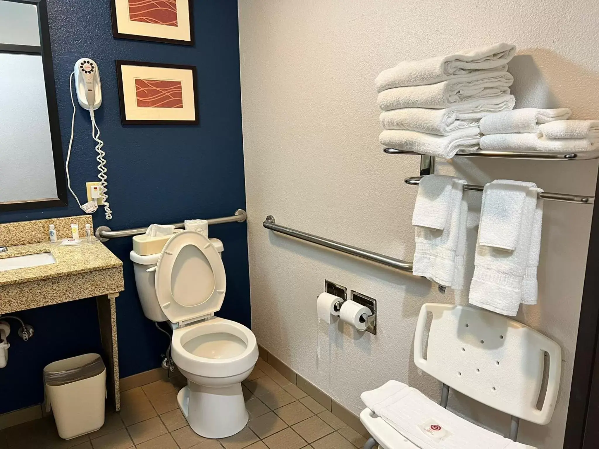 Toilet, Bathroom in Comfort Suites Louisville East