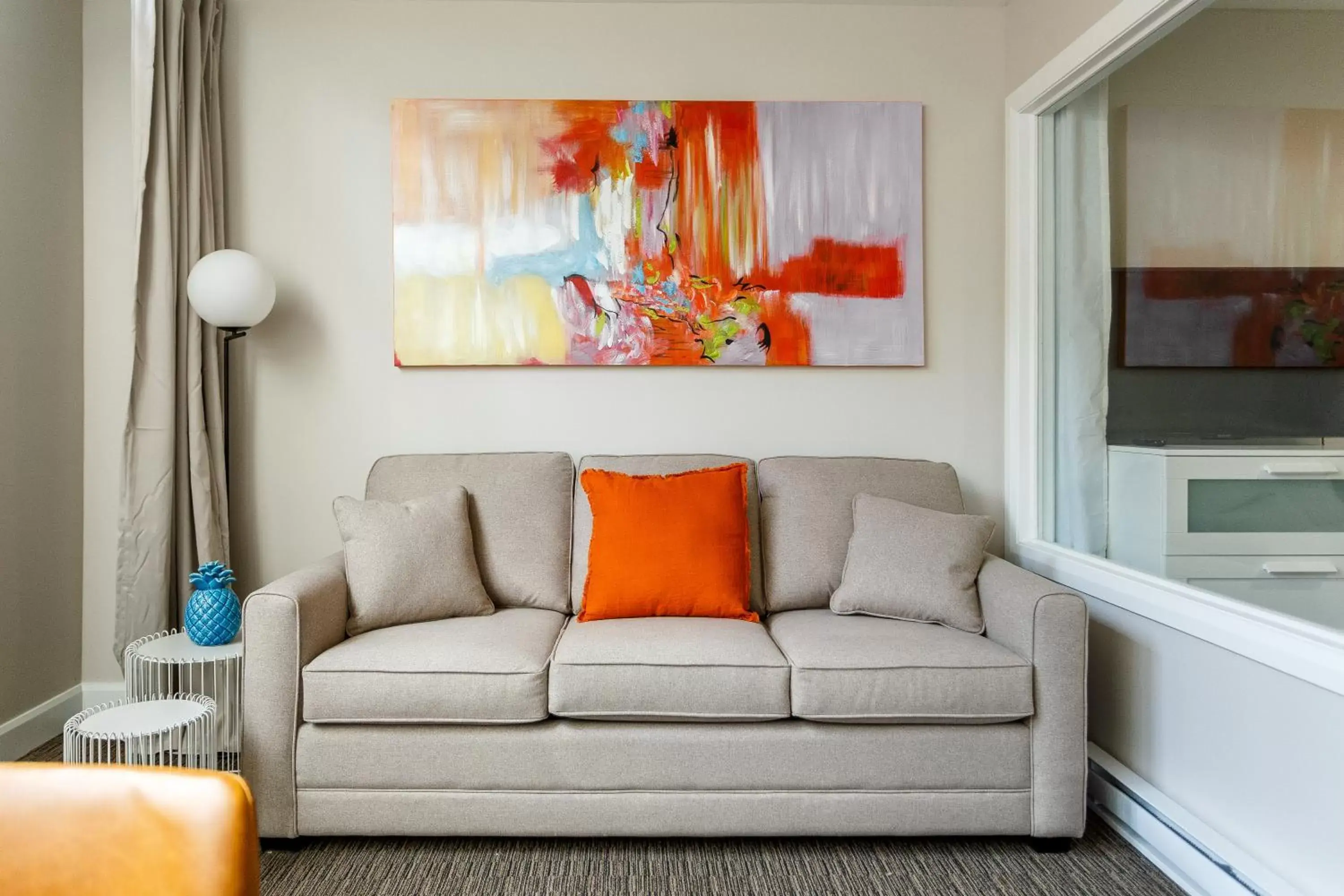 Living room, Seating Area in Parc Avenue Lofts