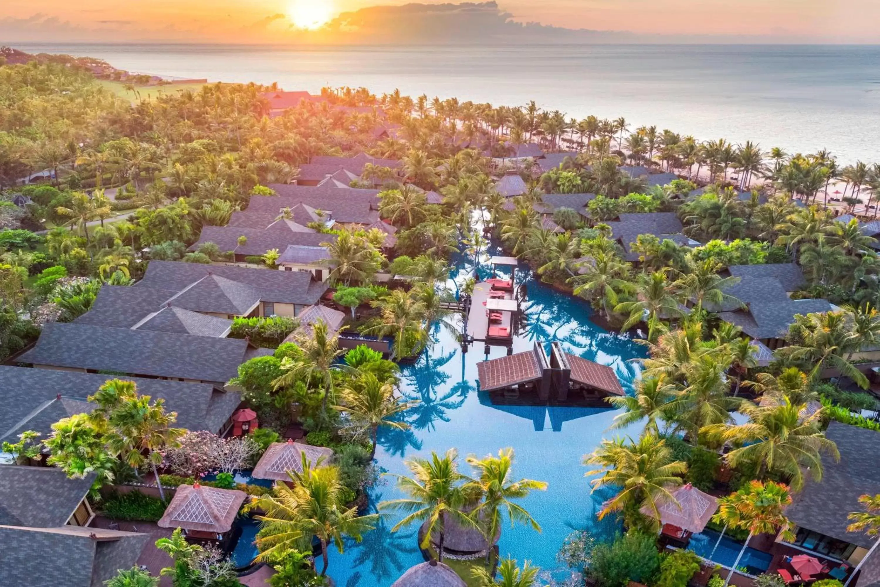 Swimming pool, Bird's-eye View in The St. Regis Bali Resort
