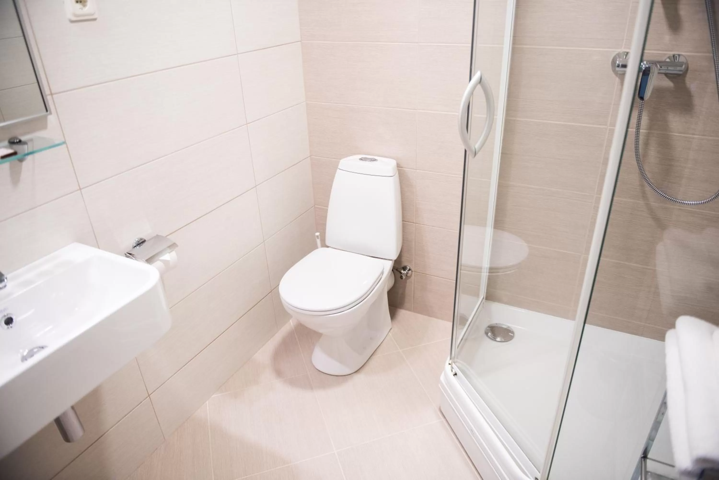 Shower in Hotel Sigulda