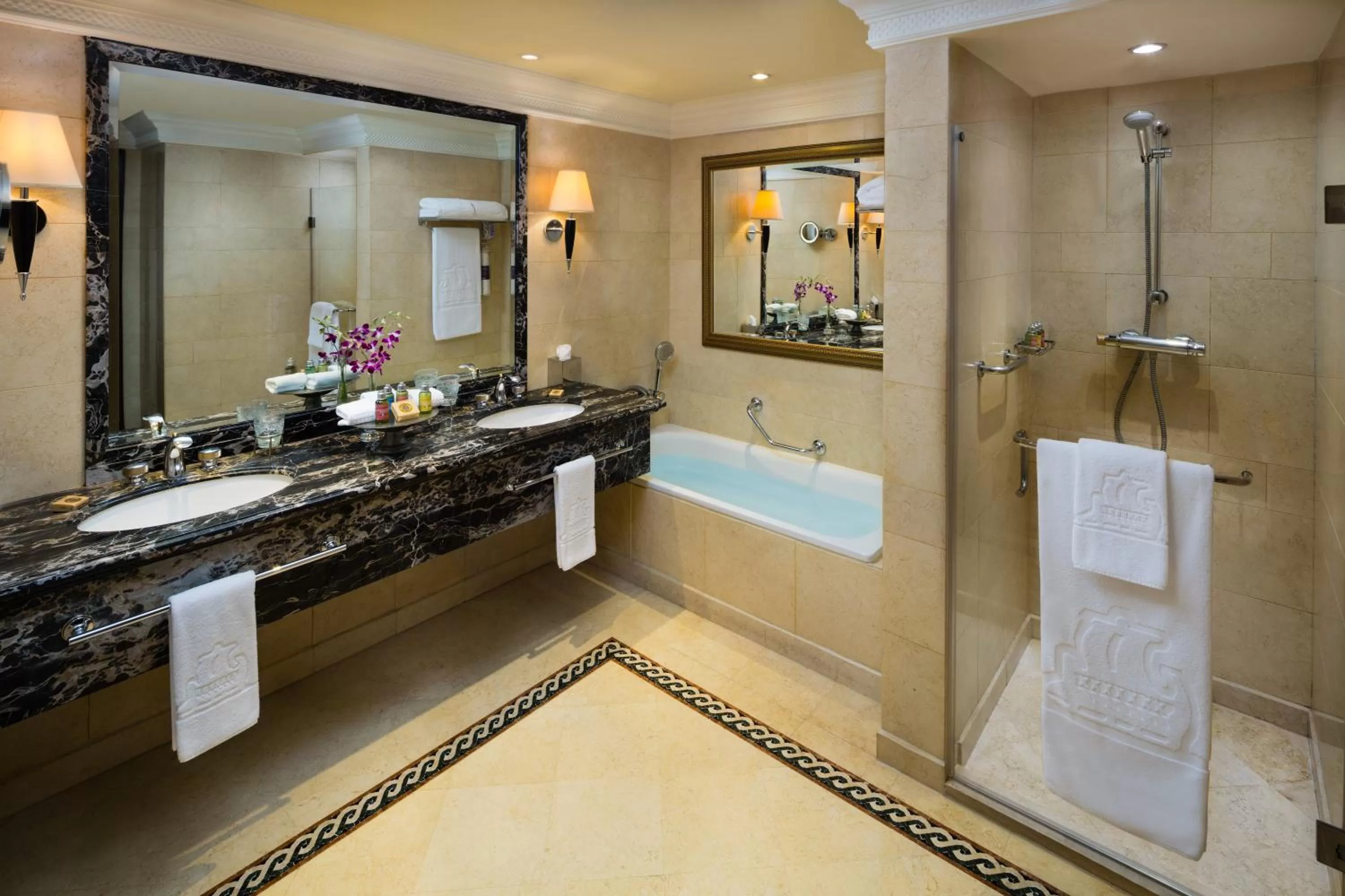 Bathroom in InterContinental Phoenicia Beirut by IHG