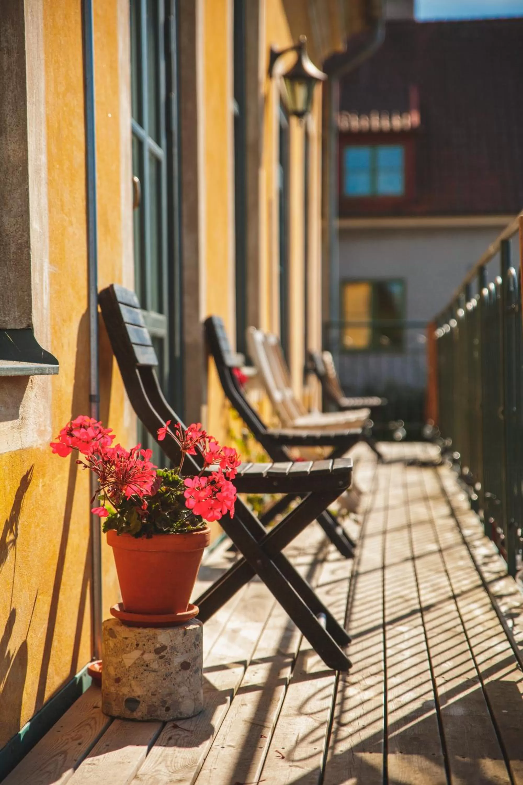 Patio in Hotell Breda Blick