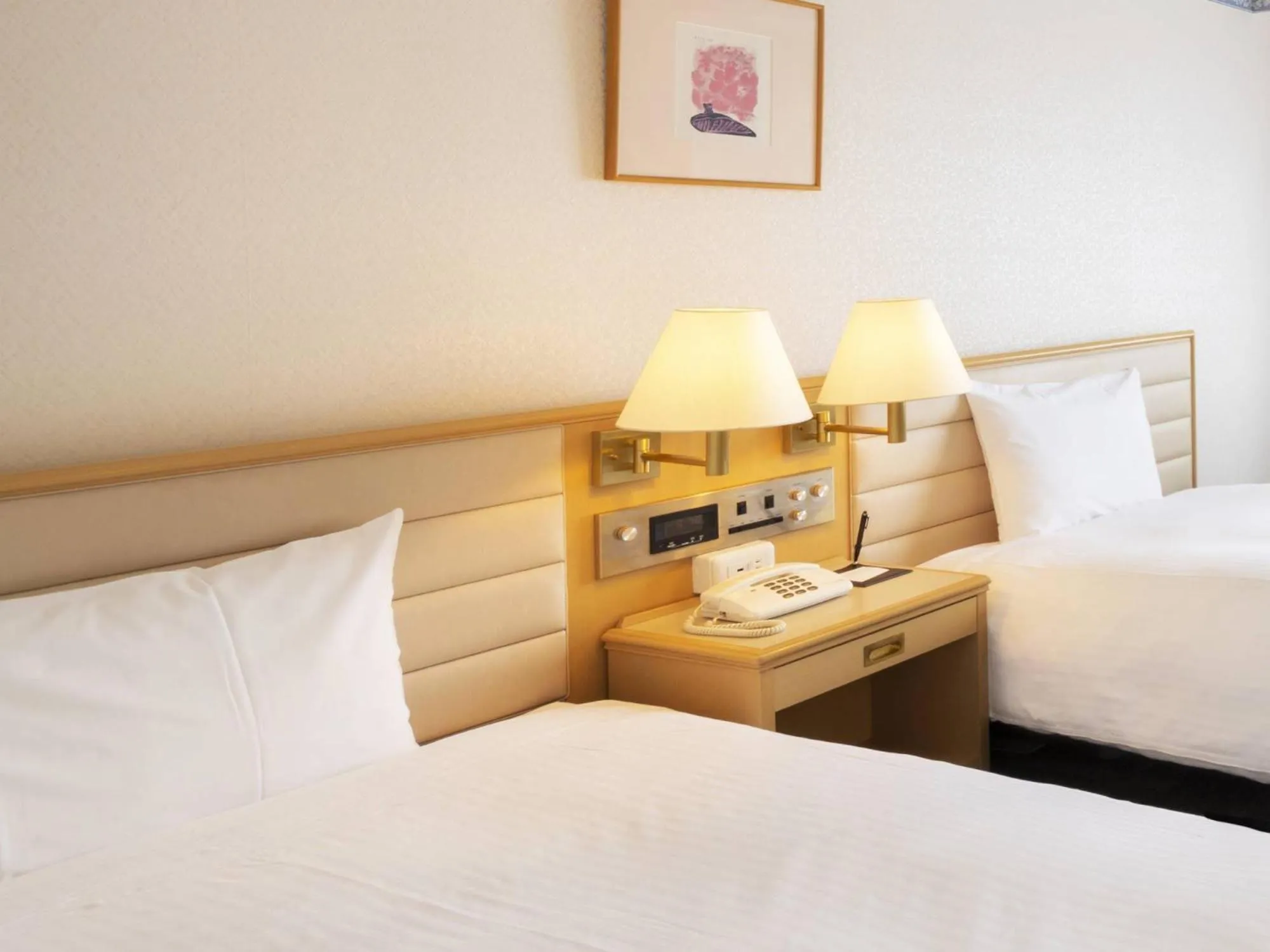 Bed in Hotel Sapporo Garden Palace