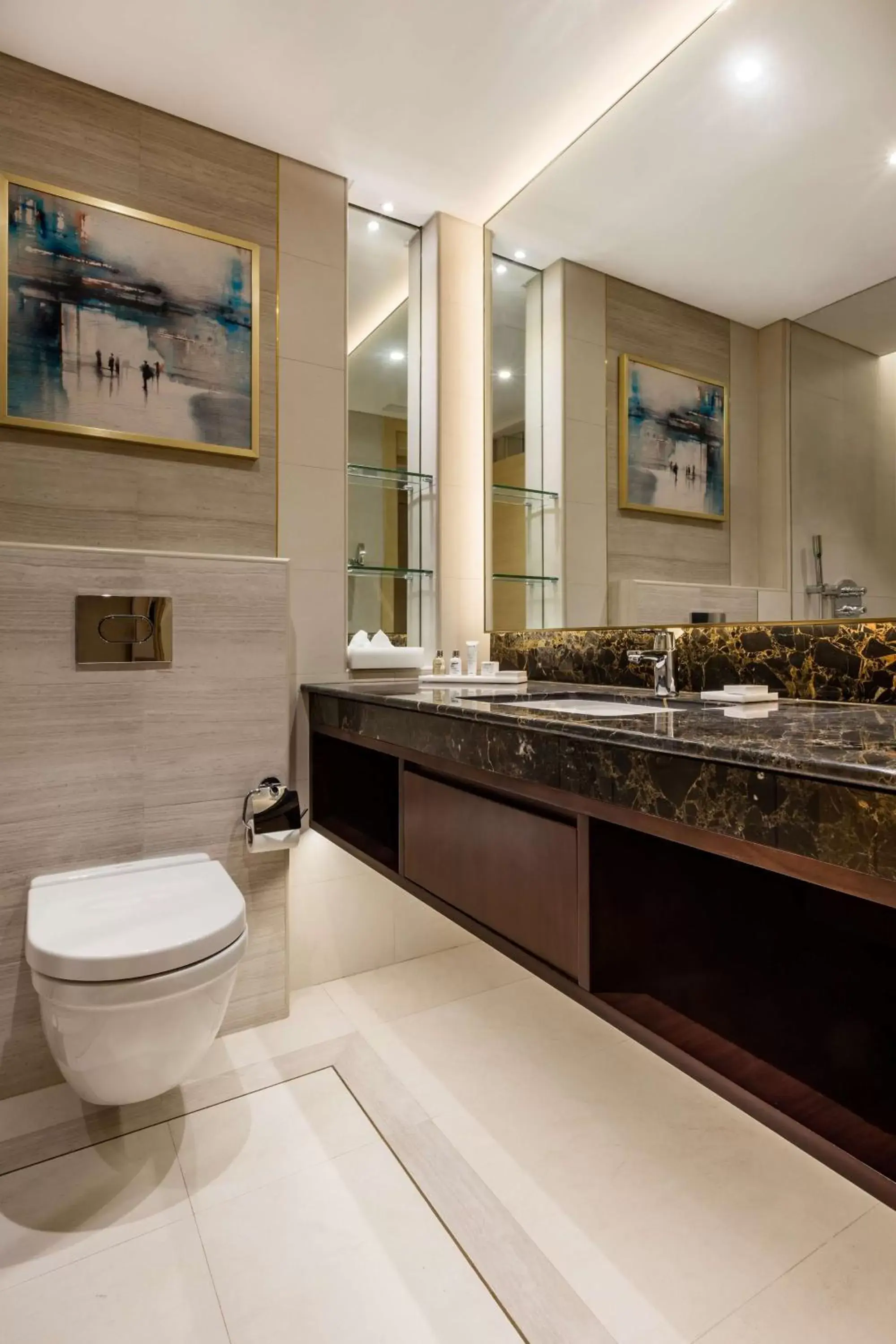 Bathroom in The Diplomat Radisson Blu Hotel Residence & Spa