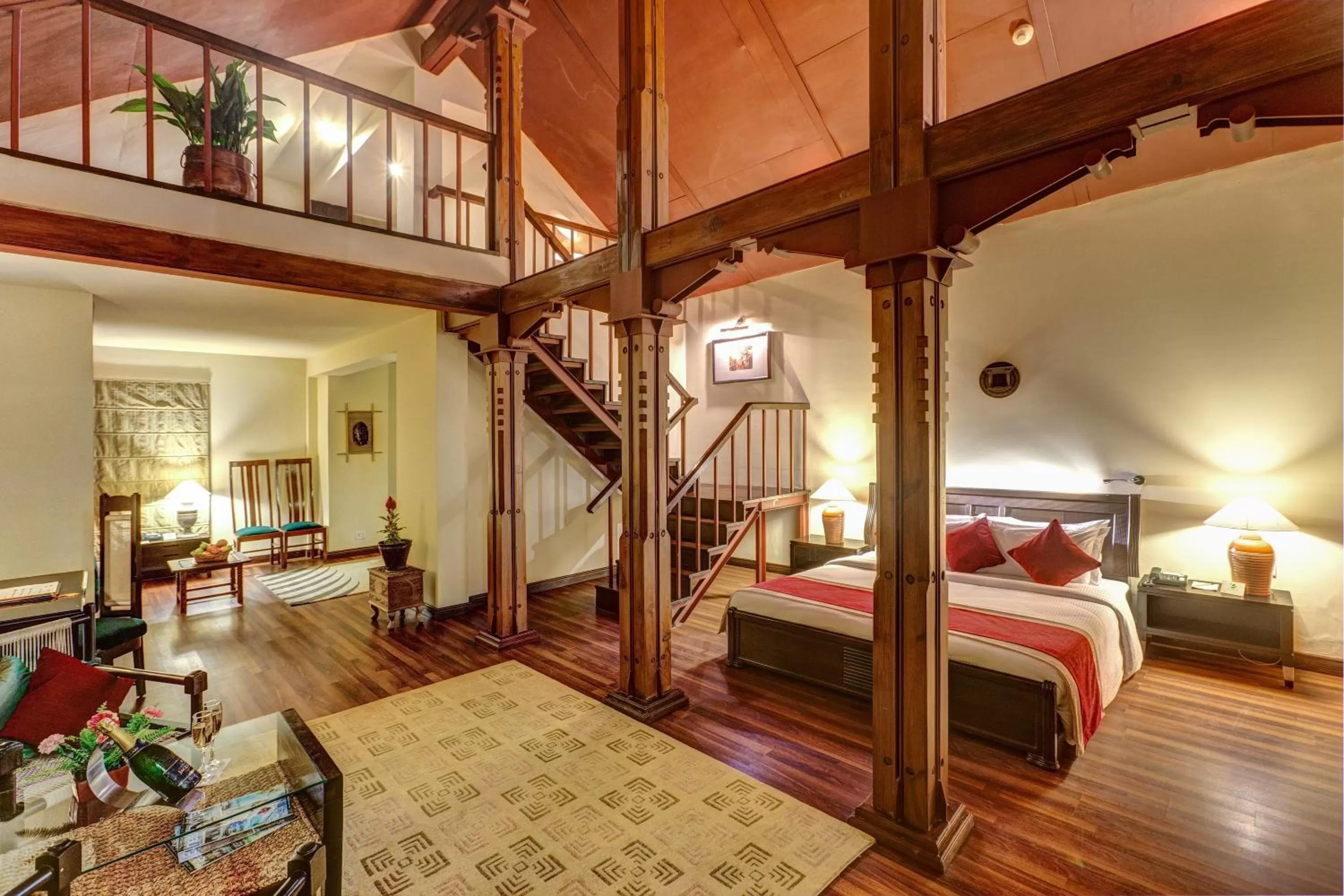 Photo of the whole room, Bed in Gokarna Forest Resort Kathmandu