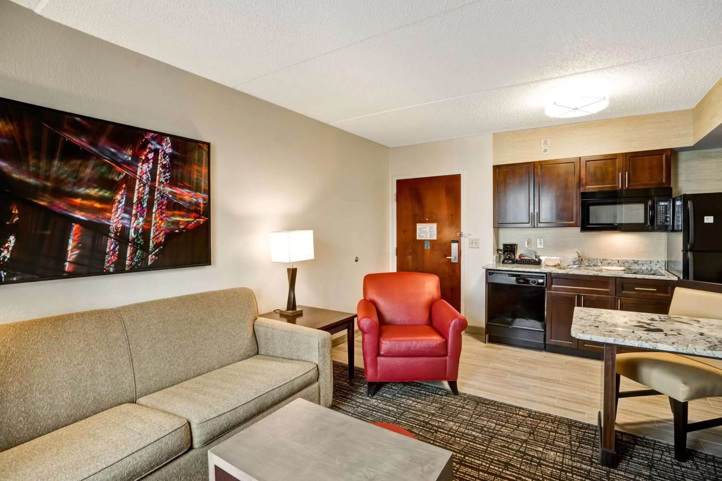 Living room, Seating Area in Homewood Suites by Hilton Washington, D.C. Downtown