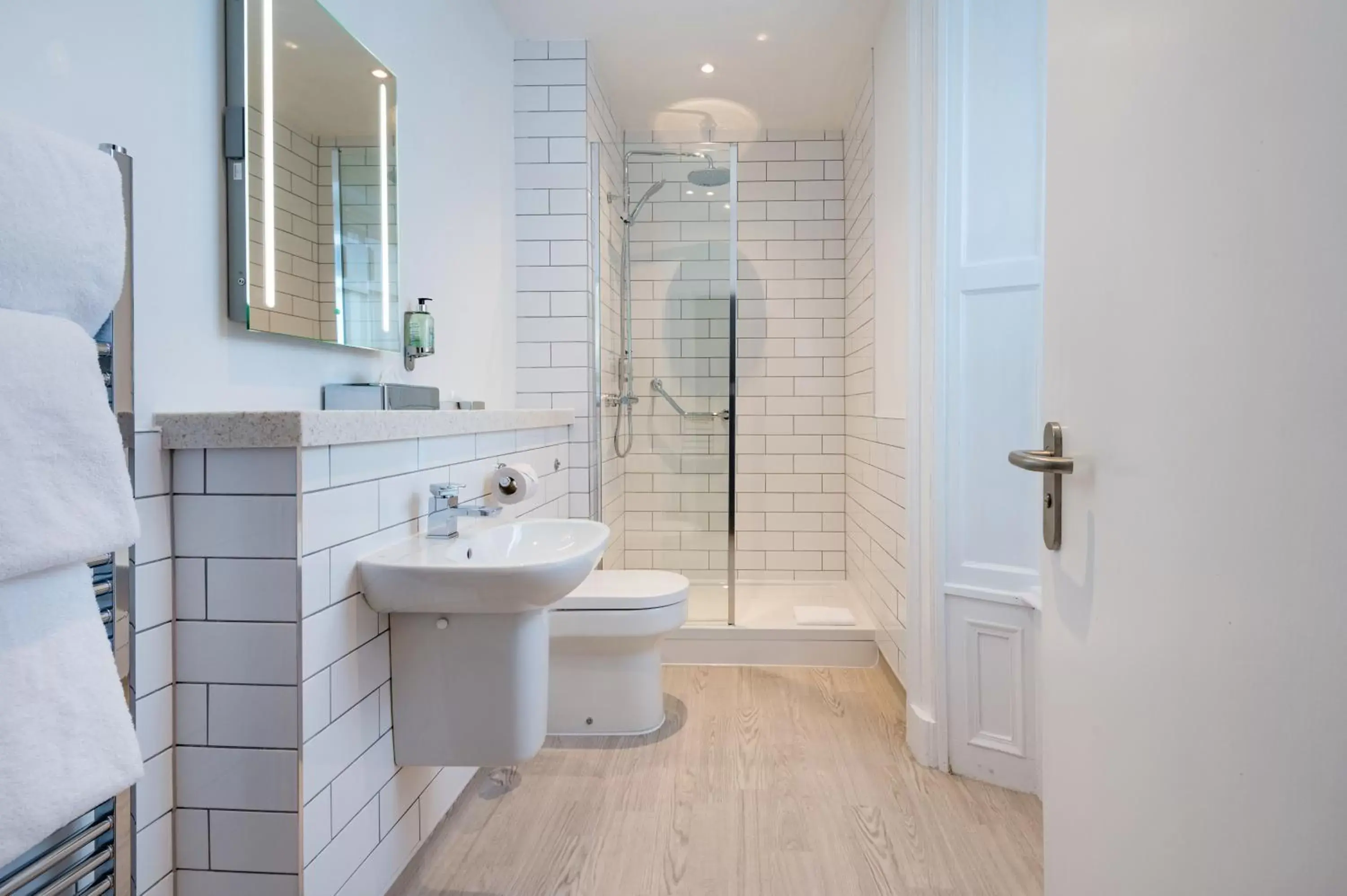 Shower, Bathroom in Toby Carvery Edinburgh West by Innkeeper's Collection