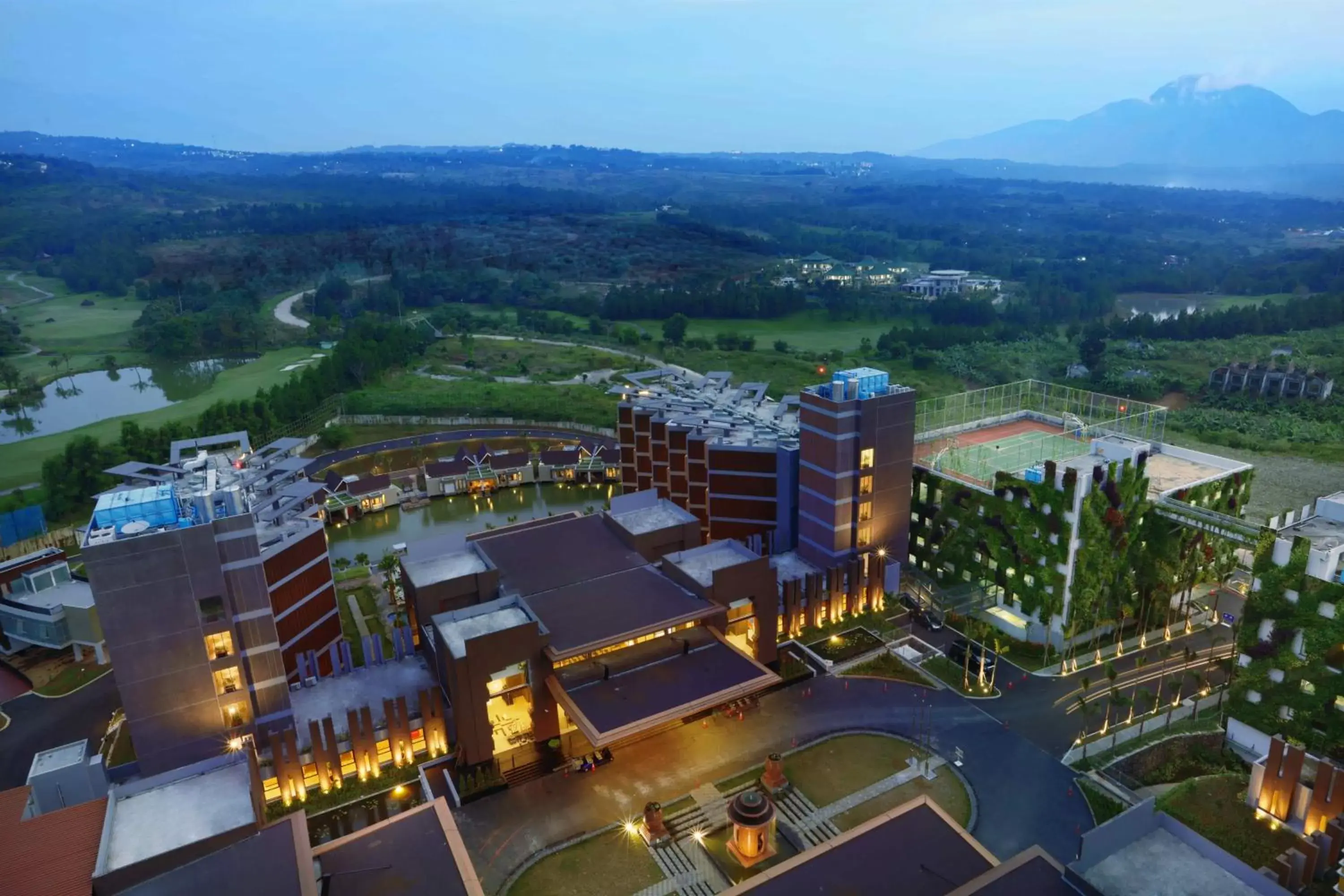 Facade/entrance, Bird's-eye View in ASTON Sentul Lake Resort & Conference Center