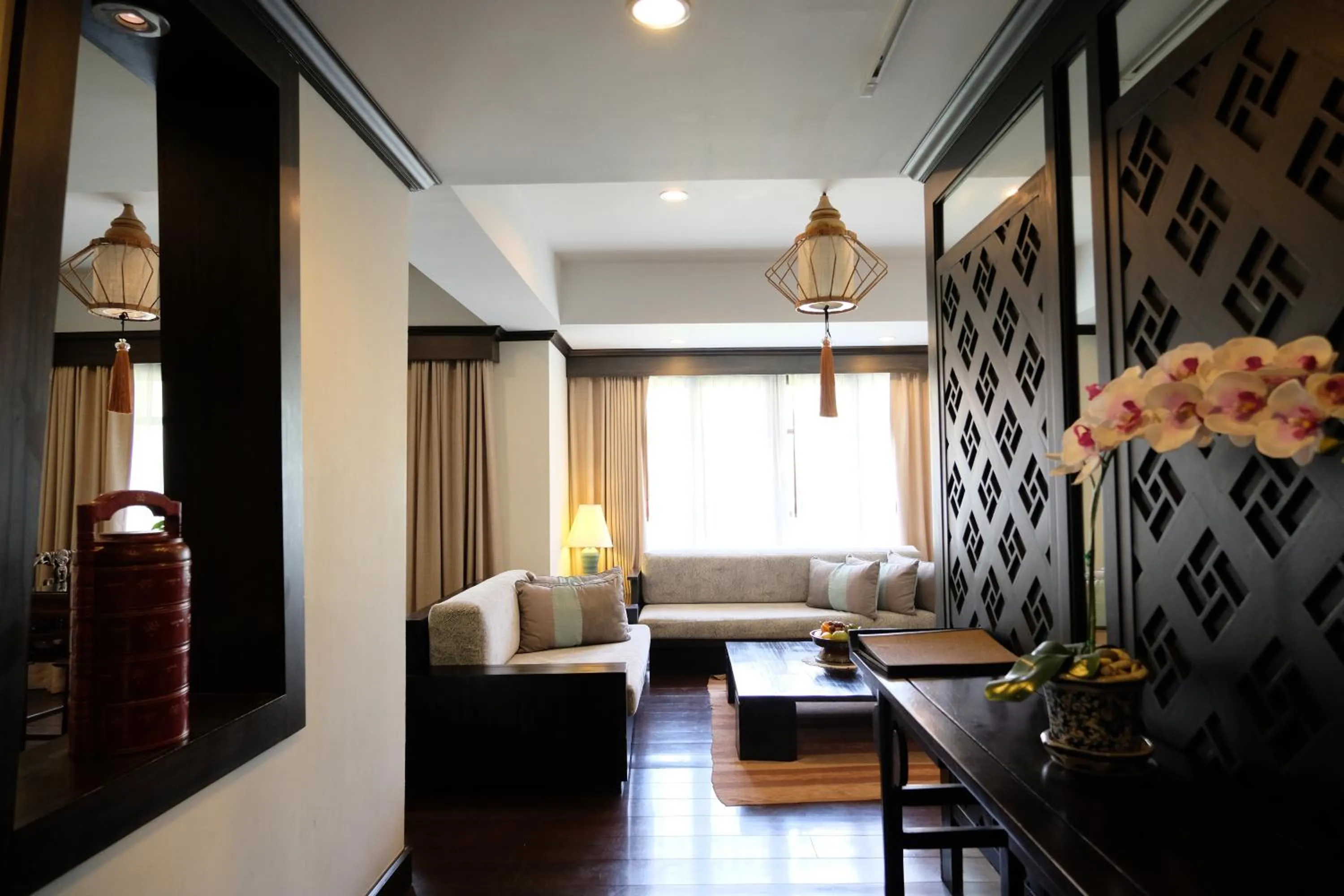 Living room in Bodhi Serene, Chiang Mai