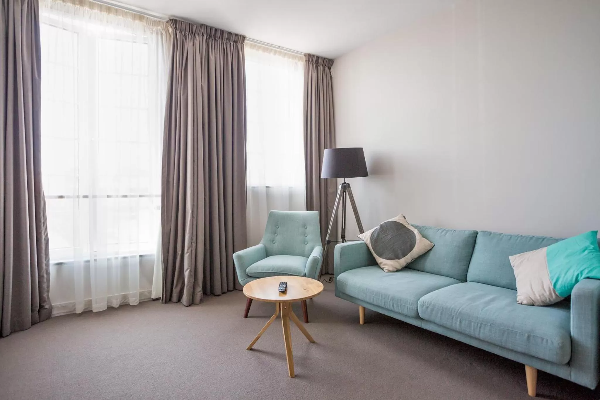 Seating area in Customs House Hotel