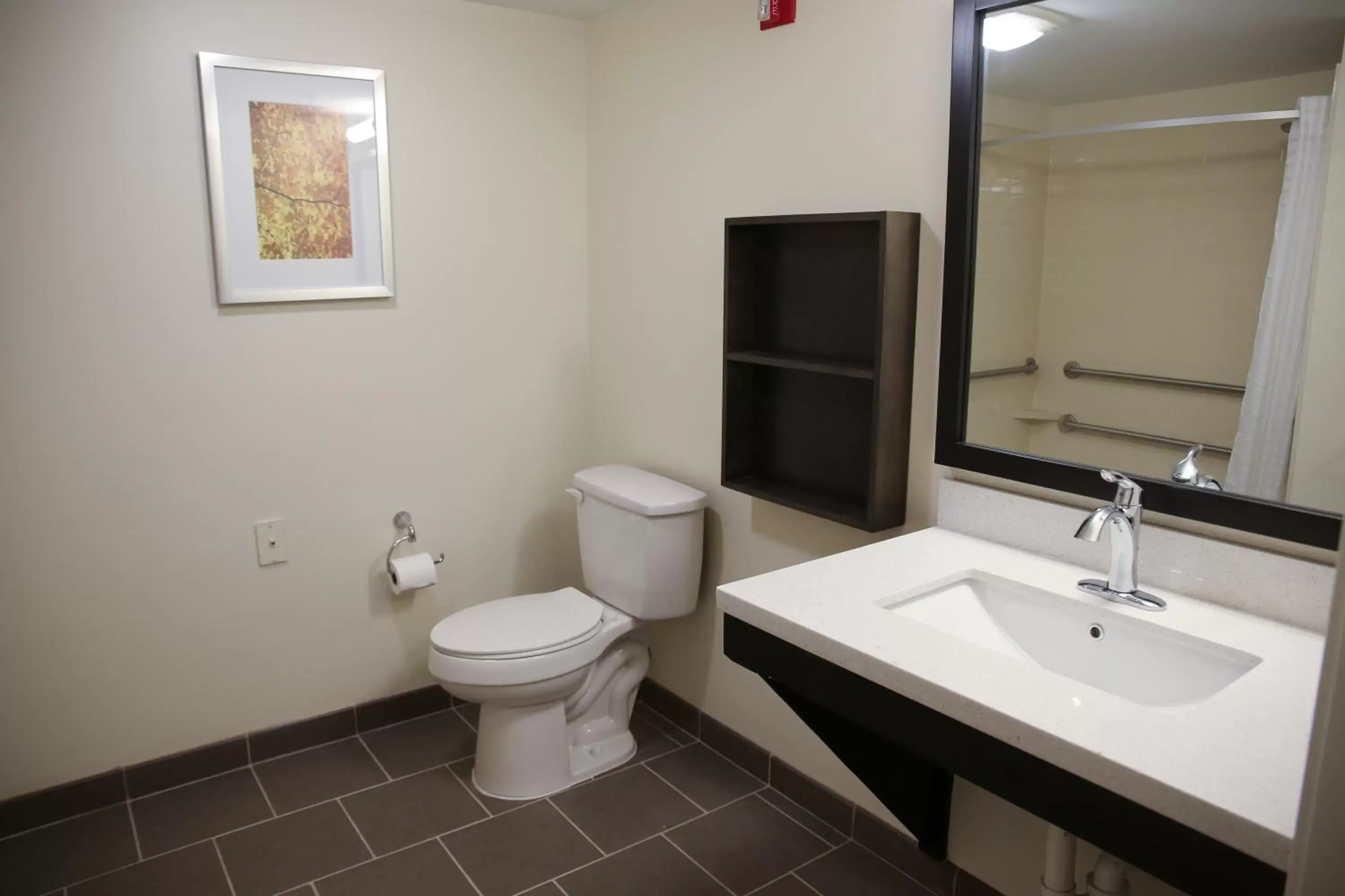 Bathroom in Candlewood Suites - Portland - Scarborough, an IHG Hotel