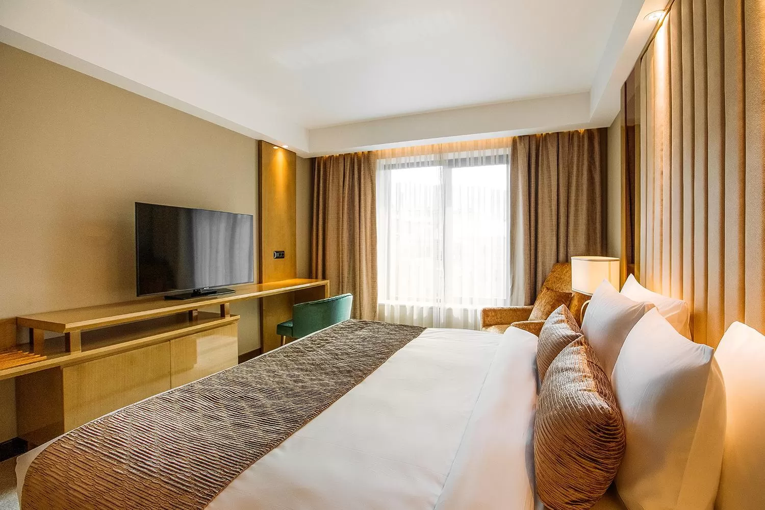 Photo of the whole room, Bed in Marjan Plaza Hotel