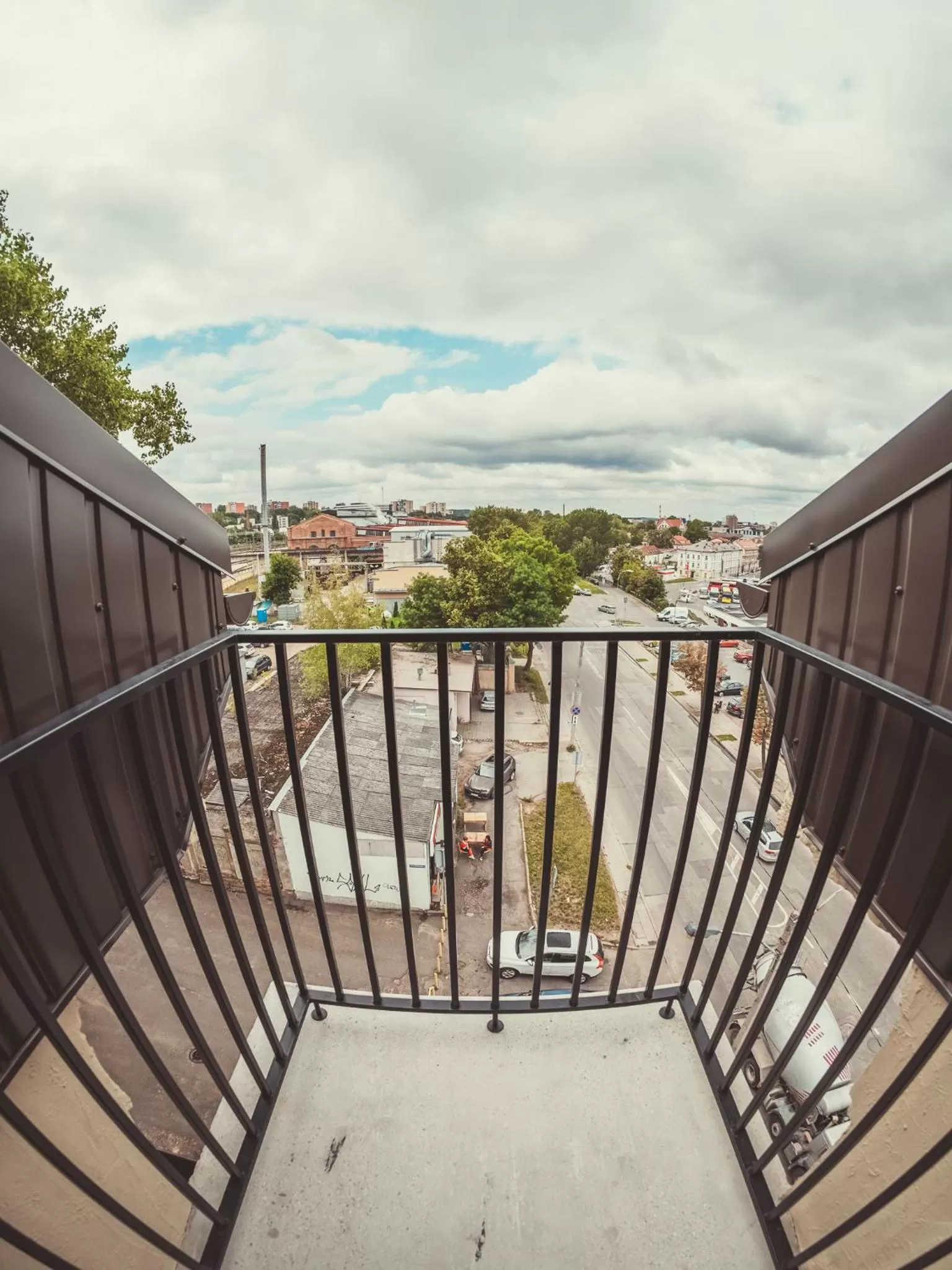 Balcony/Terrace in SELF CHECK-IN Hotel Railway Apartments
