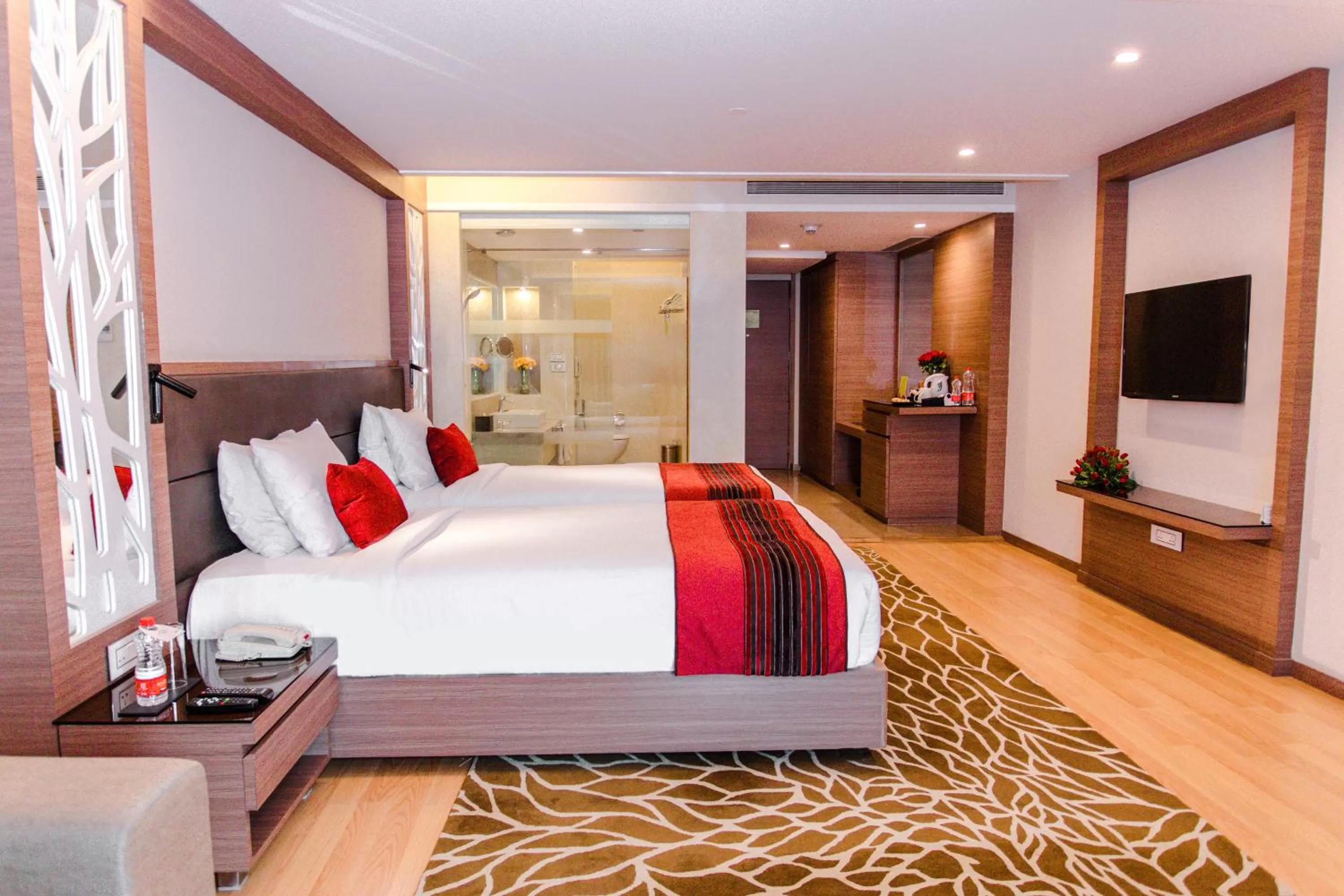 Photo of the whole room, Bed in Radisson Udaipur