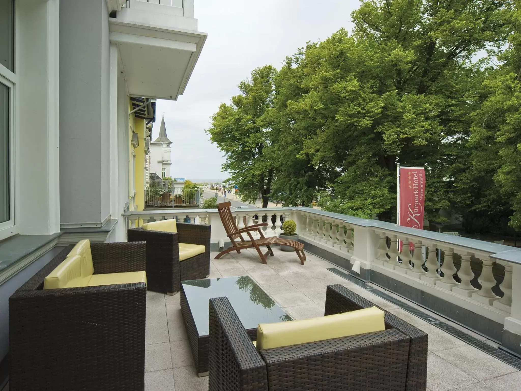 Balcony/Terrace in Kurpark Hotel