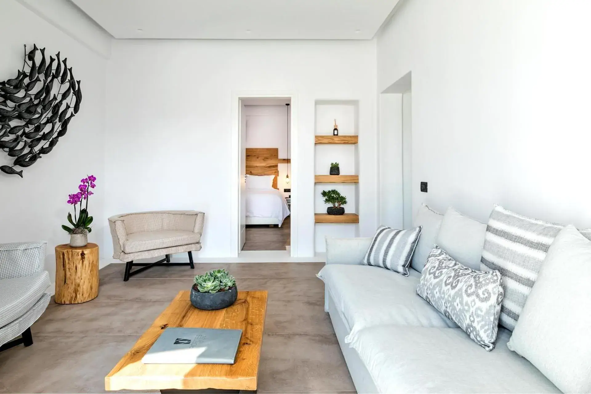 Living room, Seating Area in Portes Suites & Villas Mykonos
