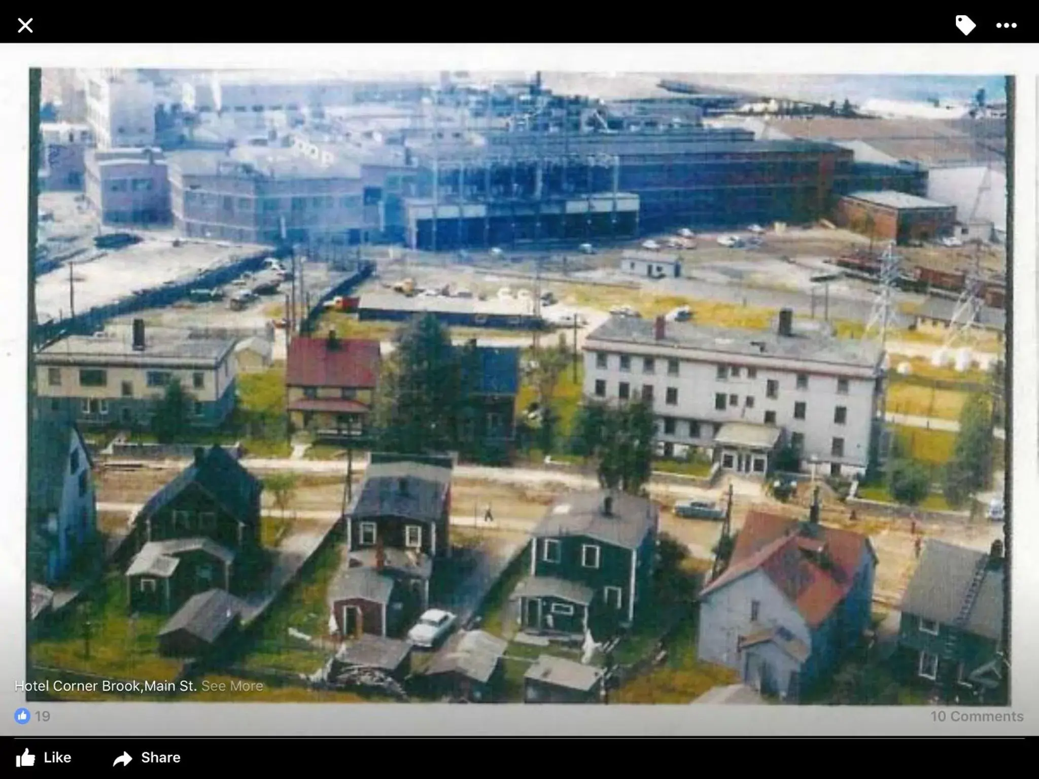 Nearby landmark, Bird's-eye View in Historic Hotel Corner Brook