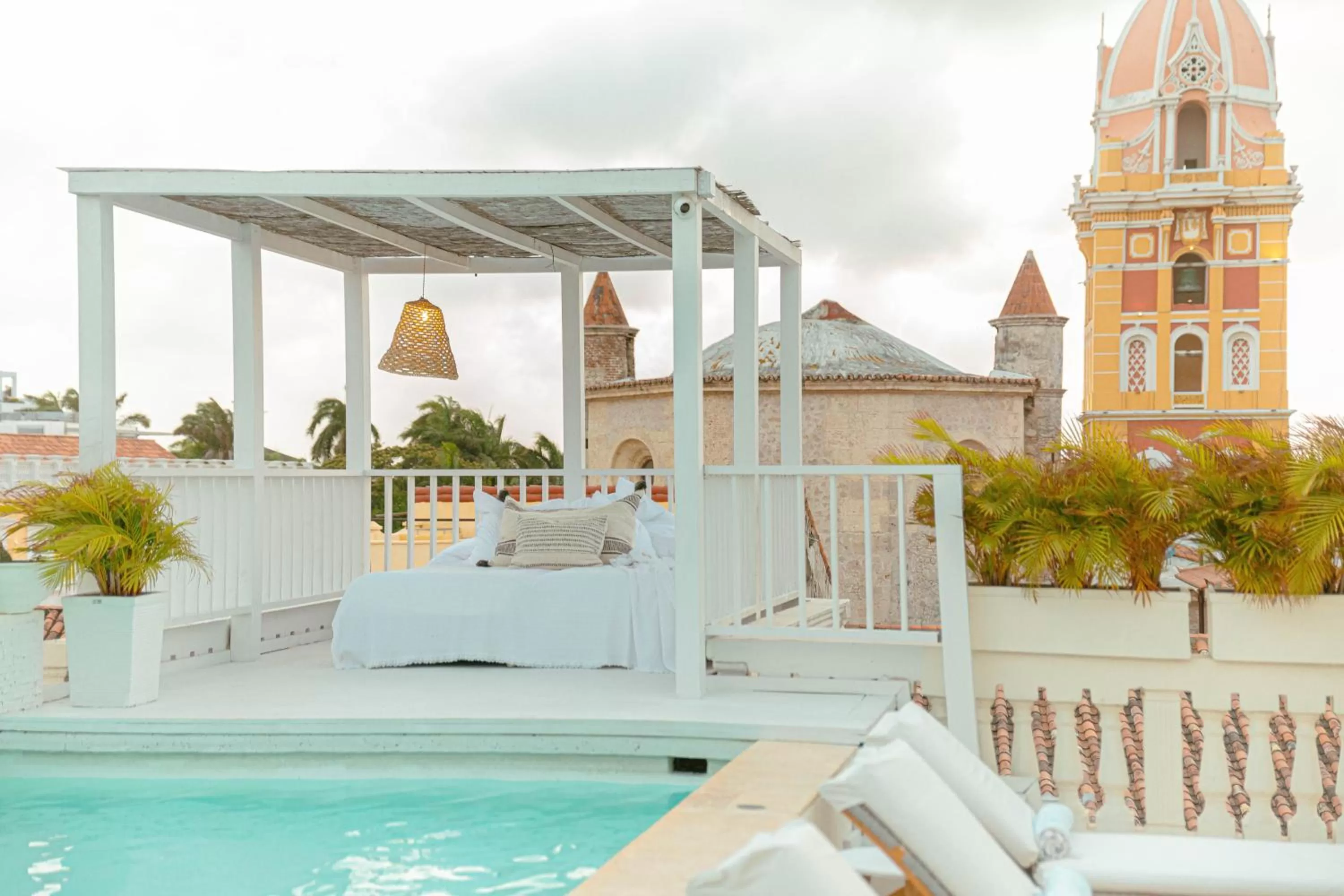 Pool view in Casa Diluca Cartagena Hotel Boutique