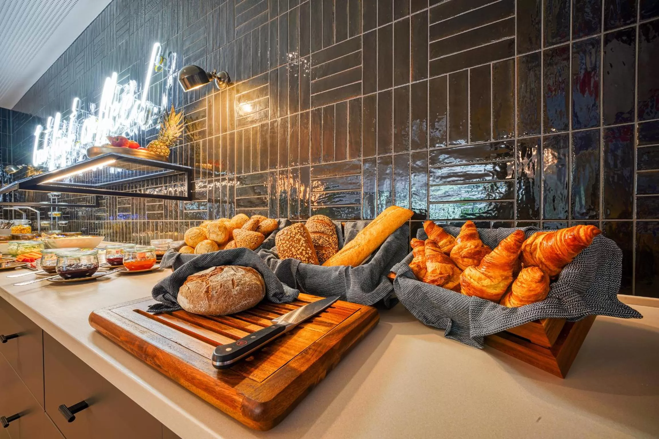 Buffet breakfast in NYCE Hotel Hannover