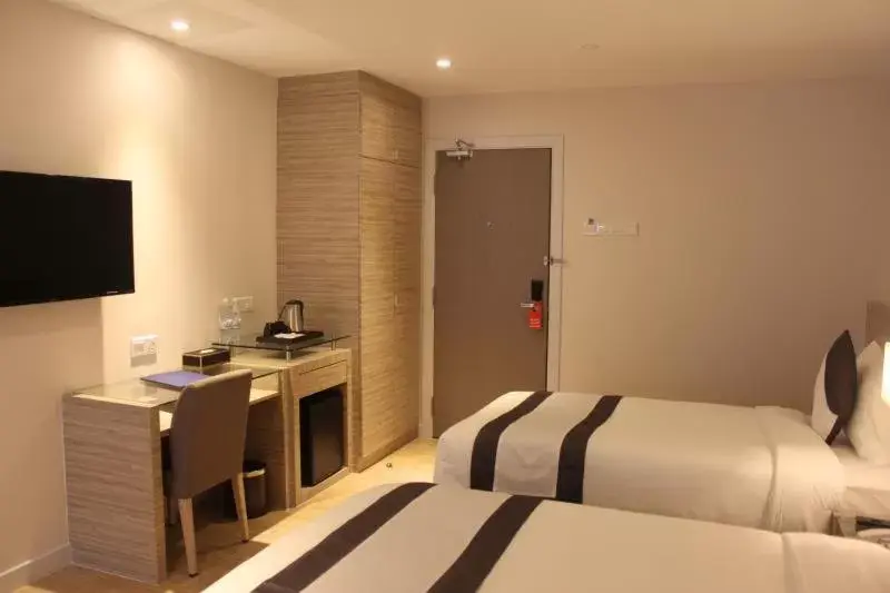 Bed in NU Hotel @ KL Sentral Bed in NU Hotel @ KL Sentral