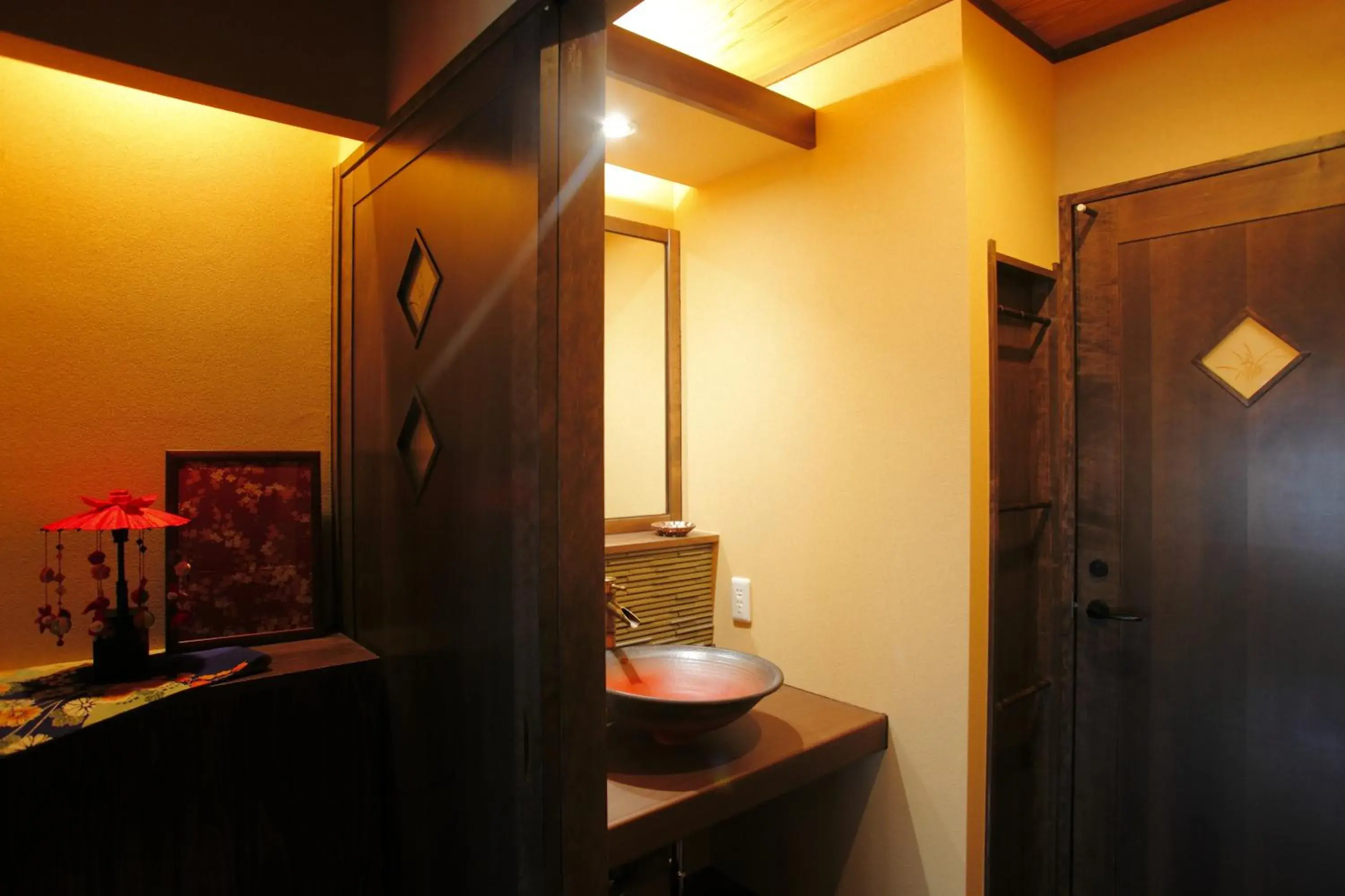 Bathroom in Shibu Onsen Sakaeya