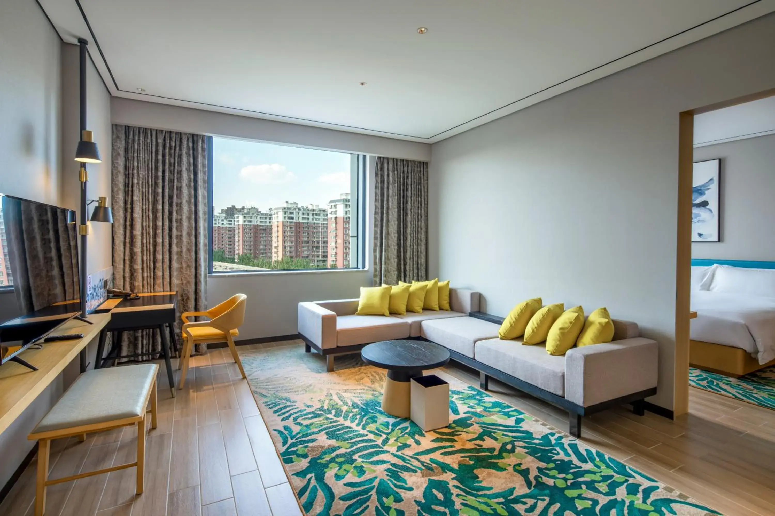 Seating Area in Hilton Garden Inn Changchun Economic Development Zone