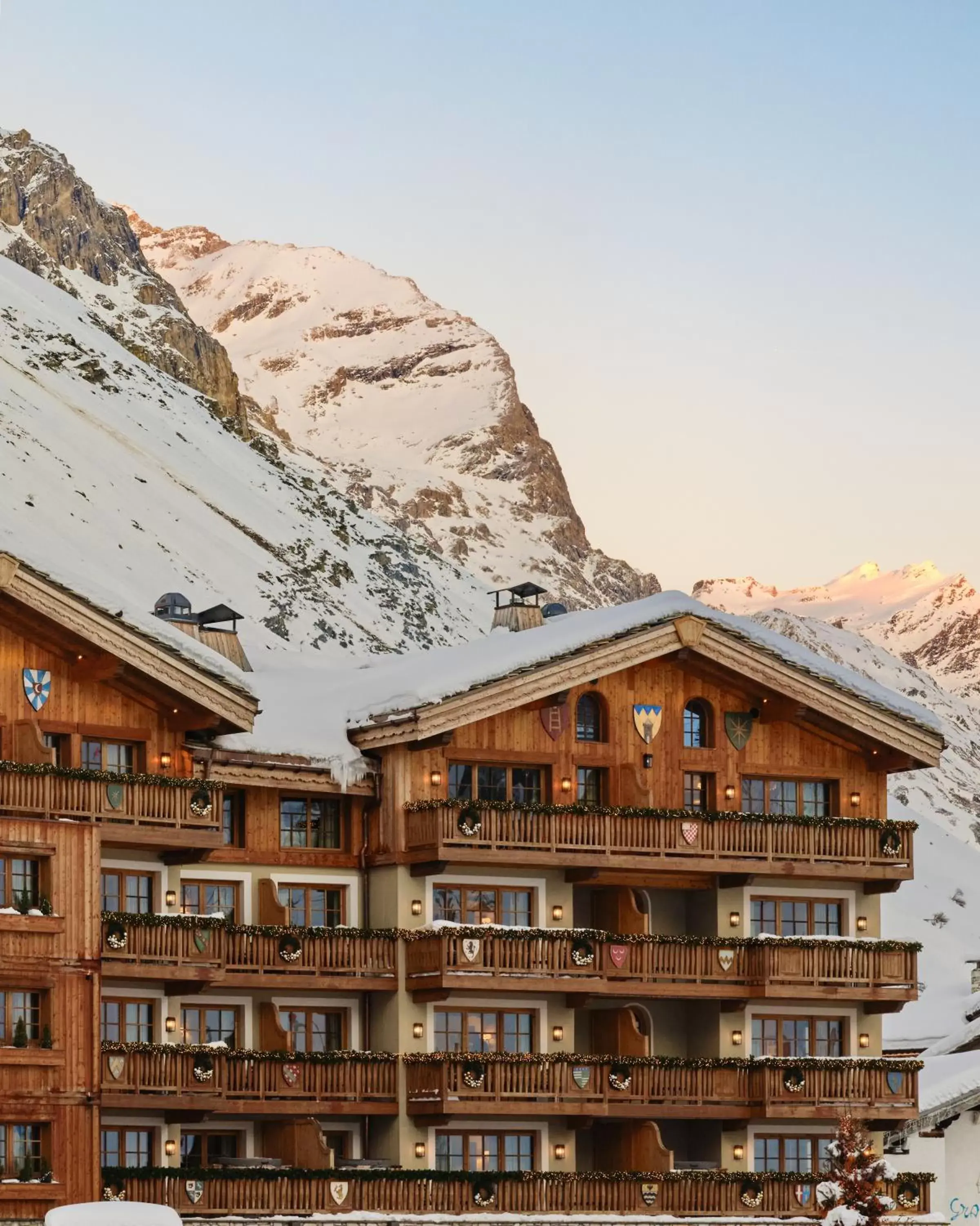 Property building, Winter in Airelles Val d'Isère