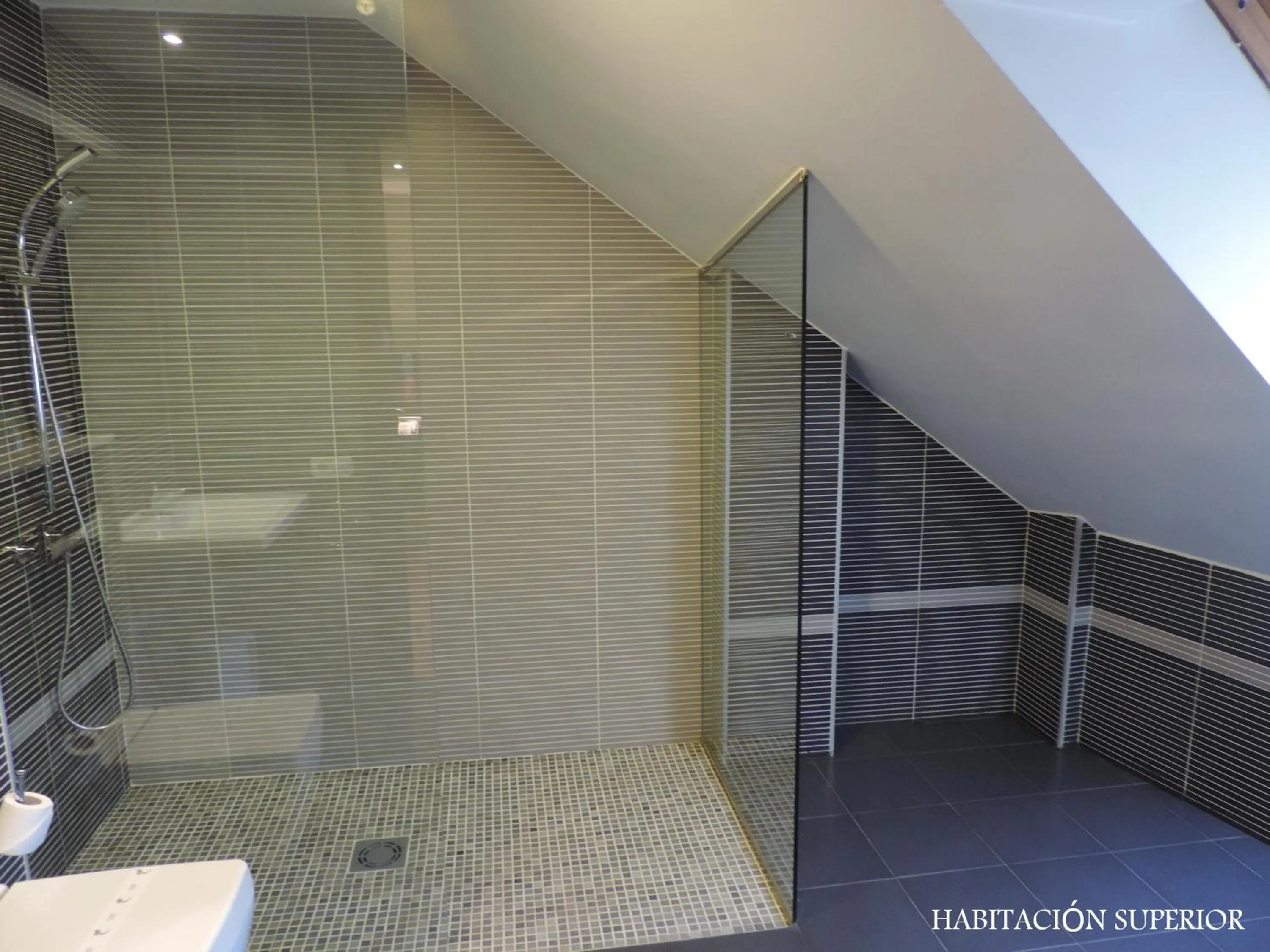 Shower in Hotel Junquera