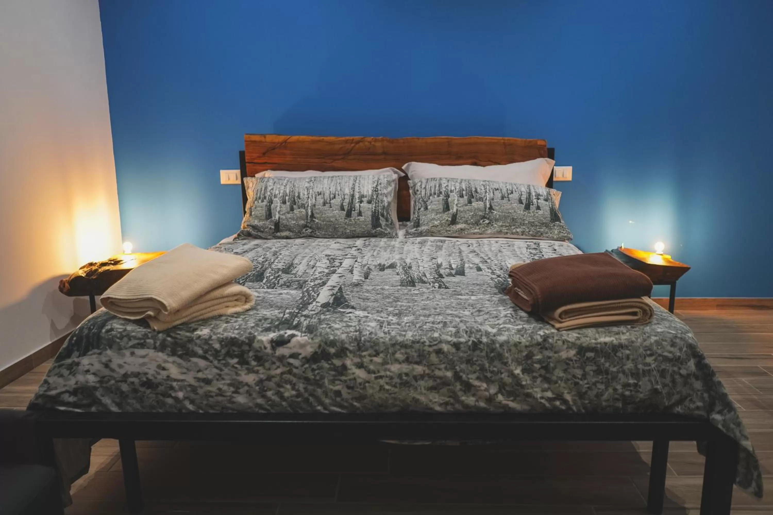 Bed in Ulivo Design b&b