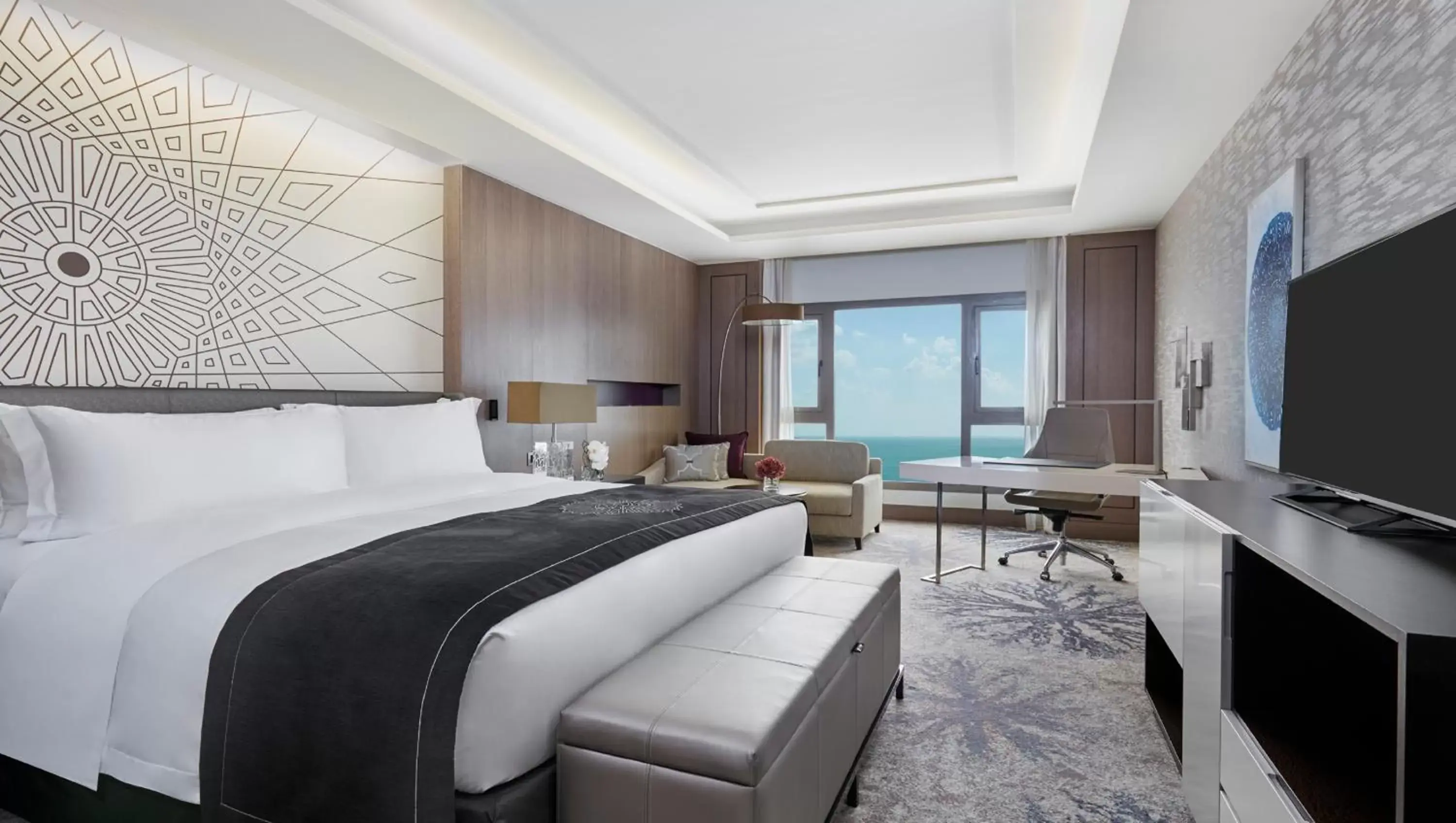 Sea view in InterContinental Doha Beach & Spa, an IHG Hotel Sea view in InterContinental Doha Beach & Spa, an IHG Hotel