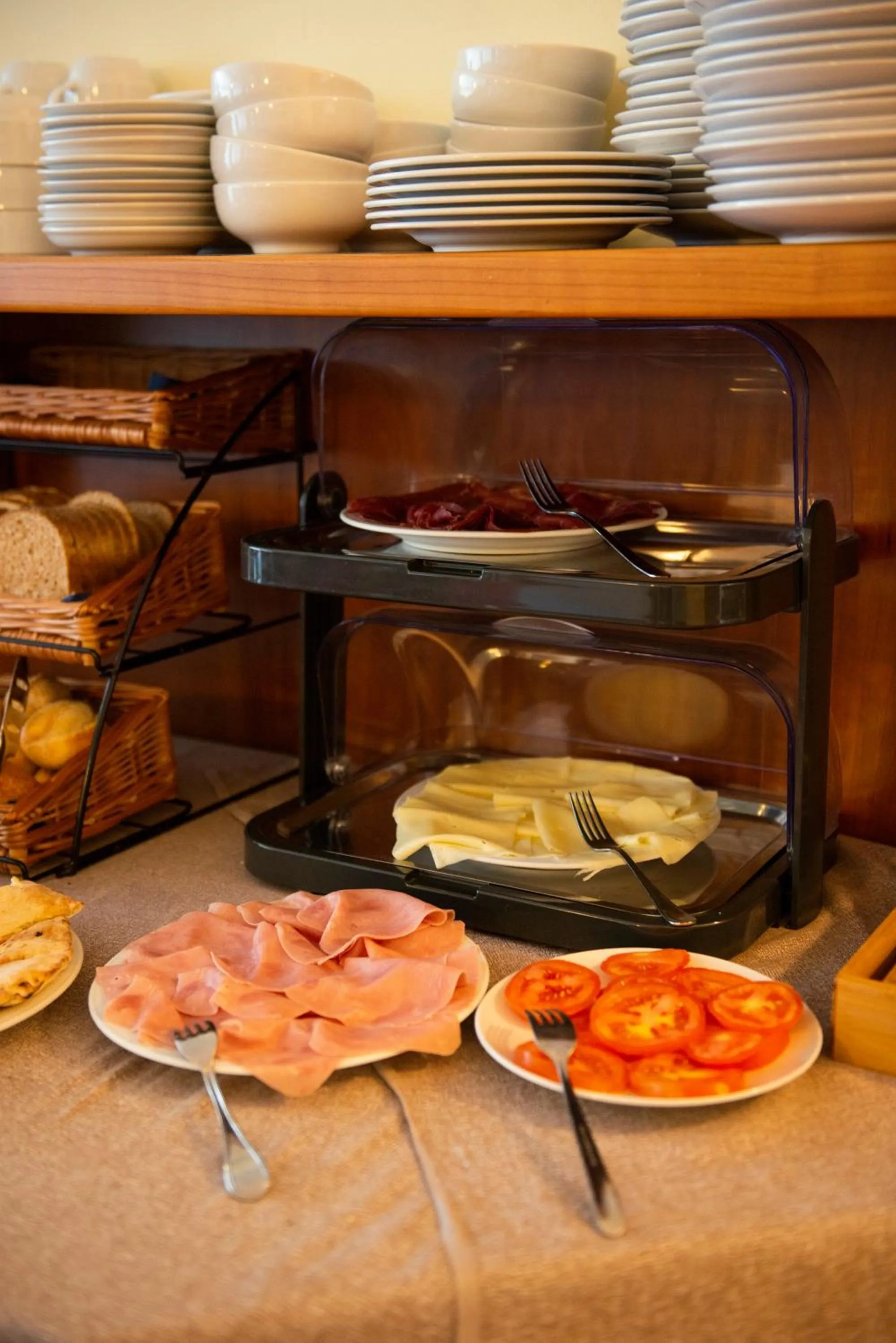 Buffet breakfast in Park Hotel Abbadia