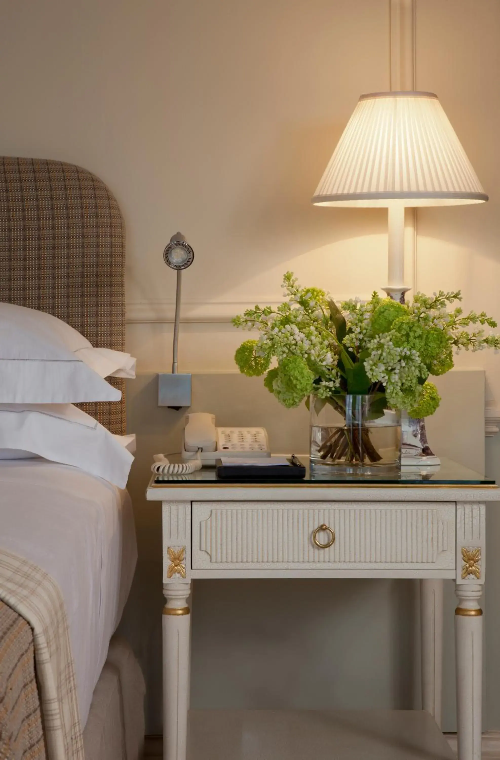 Decorative detail, Bed in The Merrion Hotel