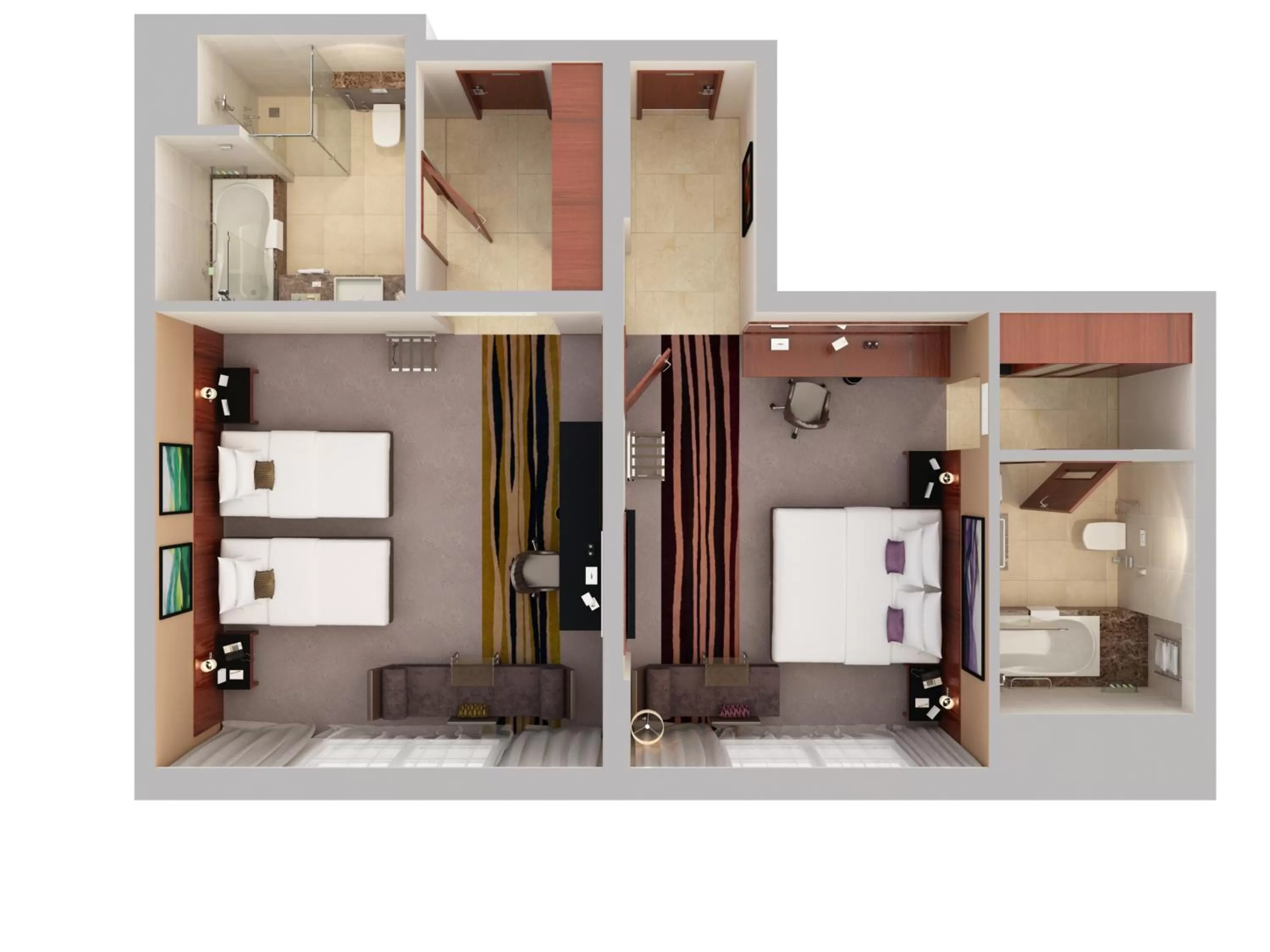 Photo of the whole room in Flora Al Barsha Hotel At The Mall