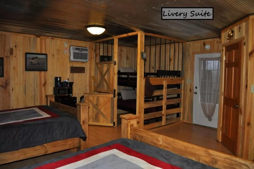 bunk bed in Diamonds Old West