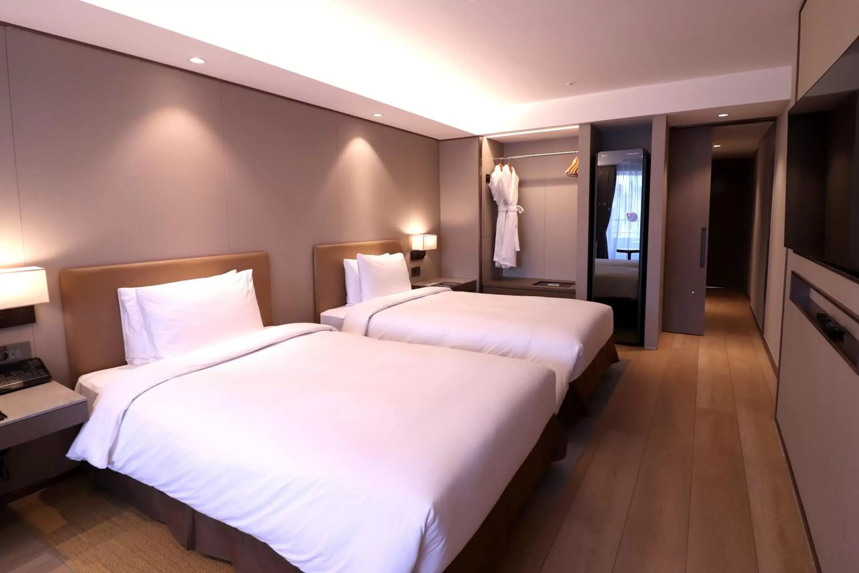 Bedroom, Bed in Hotel PJ Myeongdong