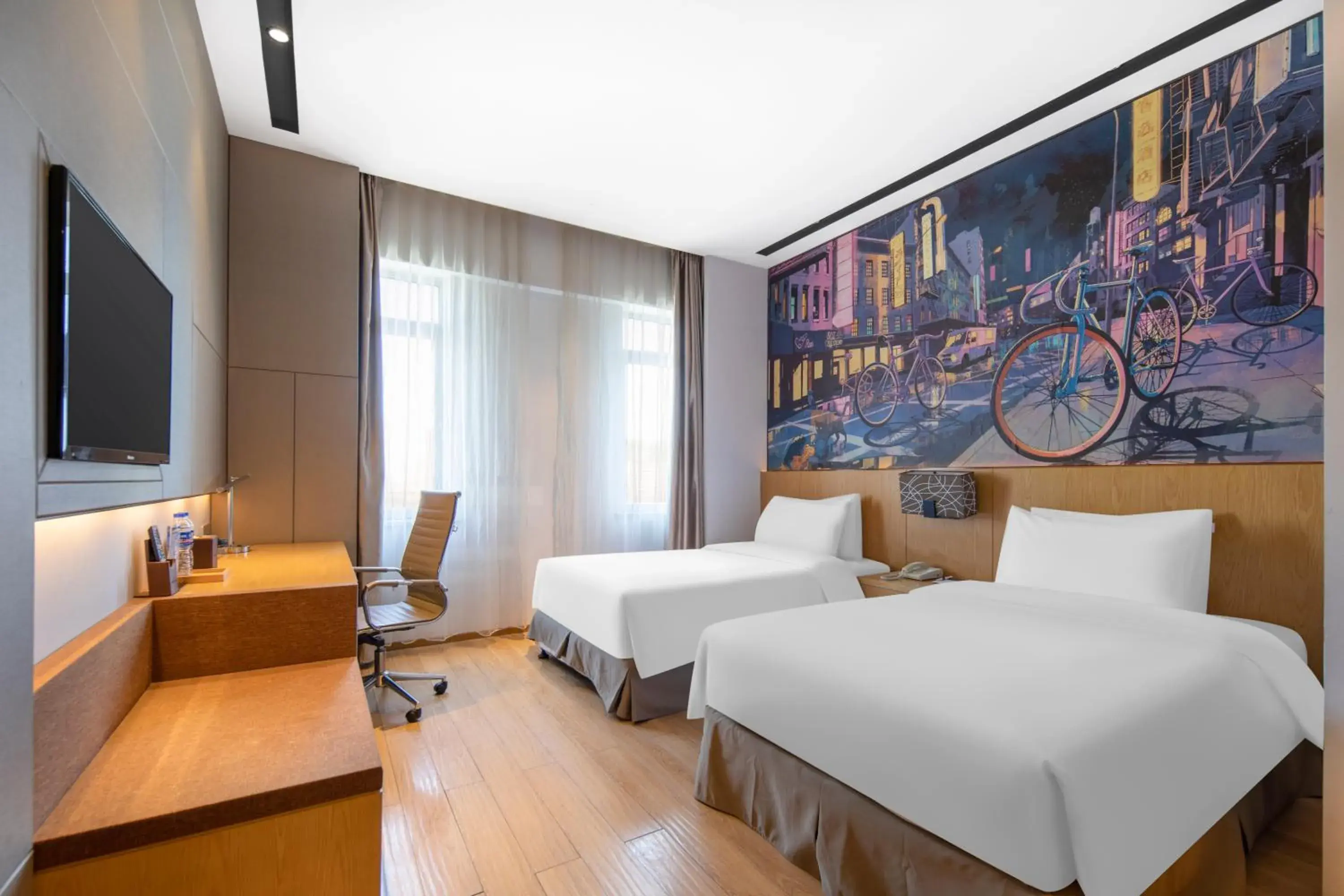 Bedroom, Bed in Minimax Hotel Shanghai Songjiang