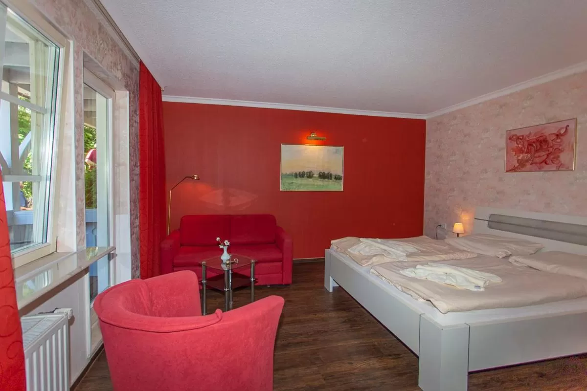 Living room, Bed in Hotel Im Schwedischen Hof