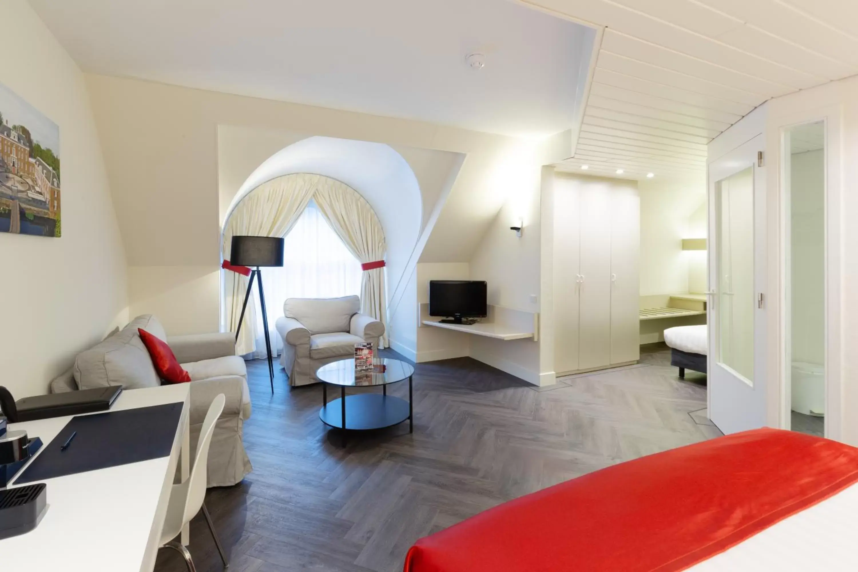 Photo of the whole room, Bed in Fletcher Hotel-Restaurant Oud London Photo of the whole room, Bed in Fletcher Hotel-Restaurant Oud London