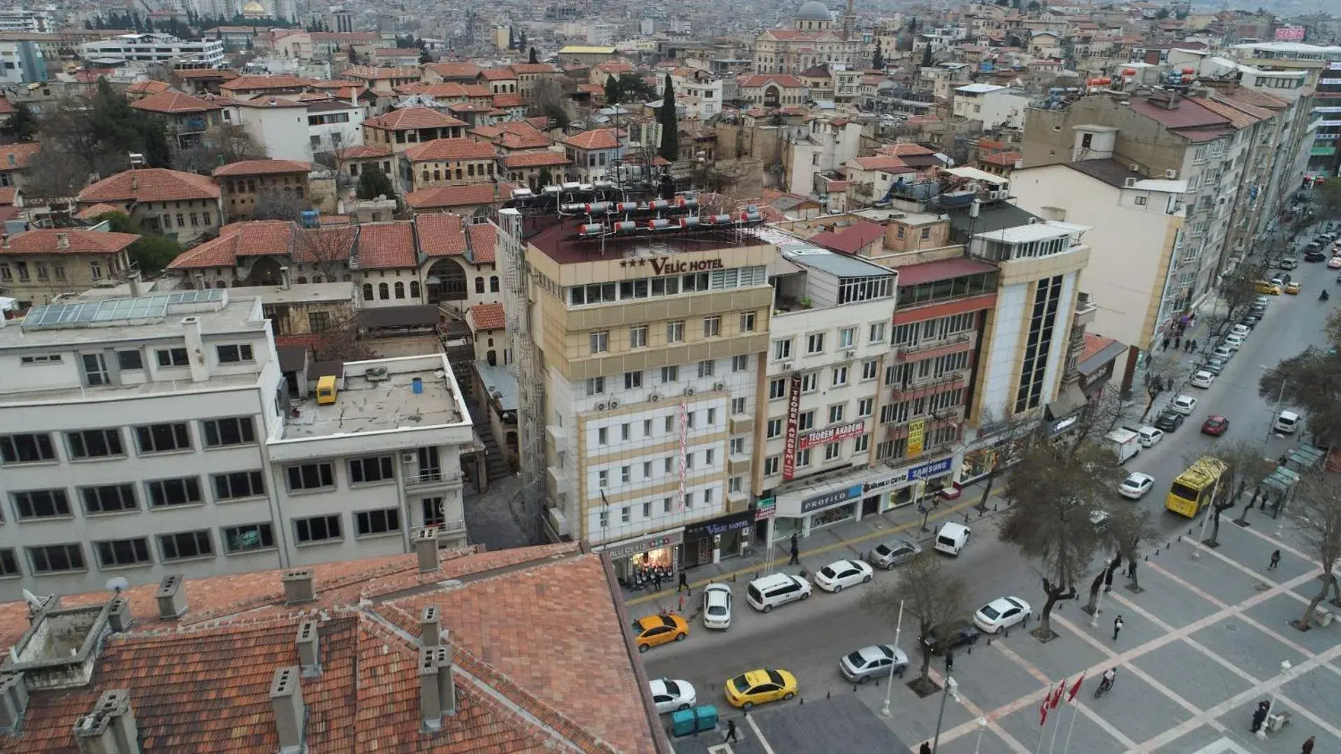 Property building, Bird's-eye View in Kucuk Velic Hotel