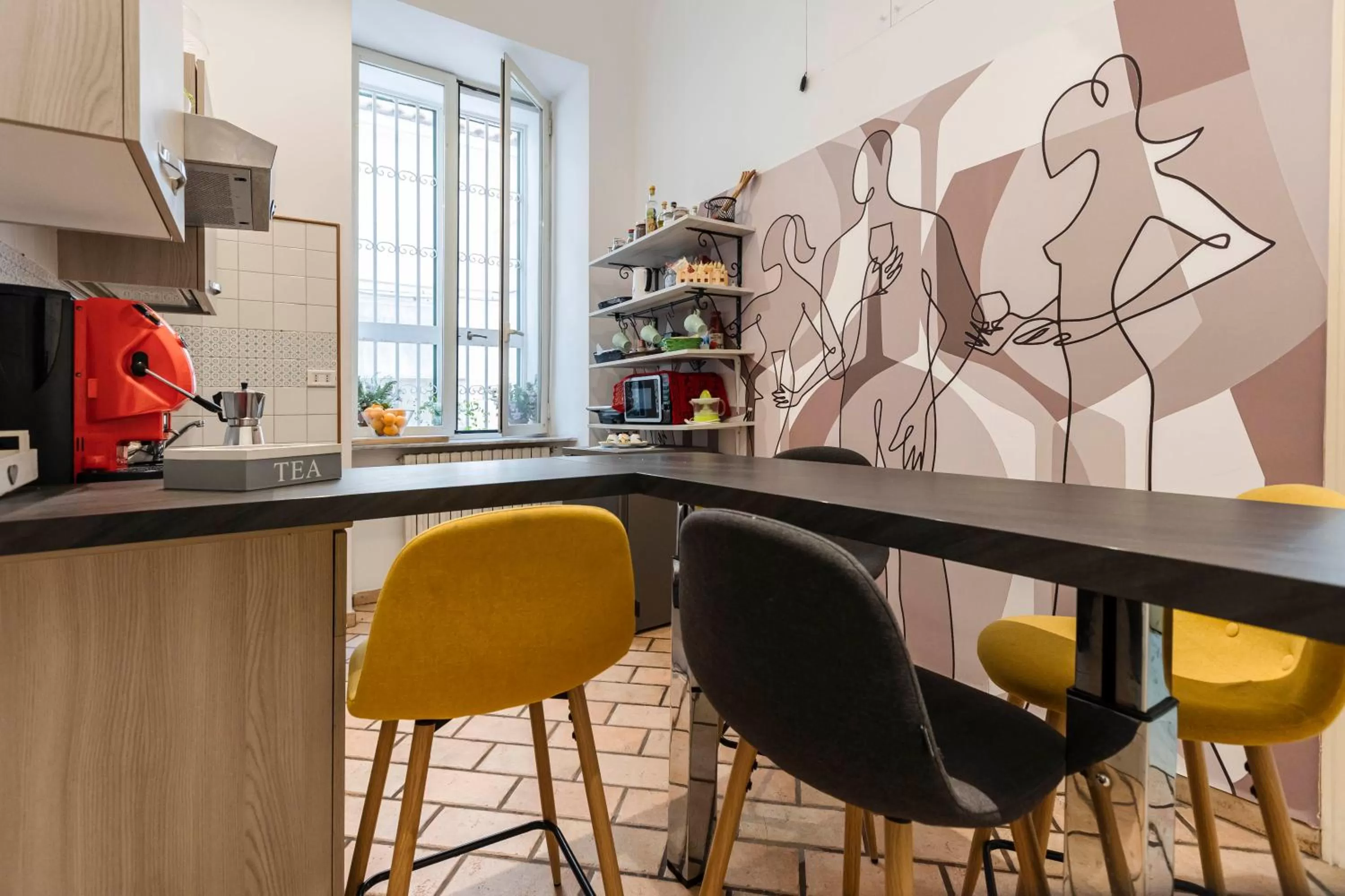 Coffee/tea facilities in La Casa Del Sole A Mergellina